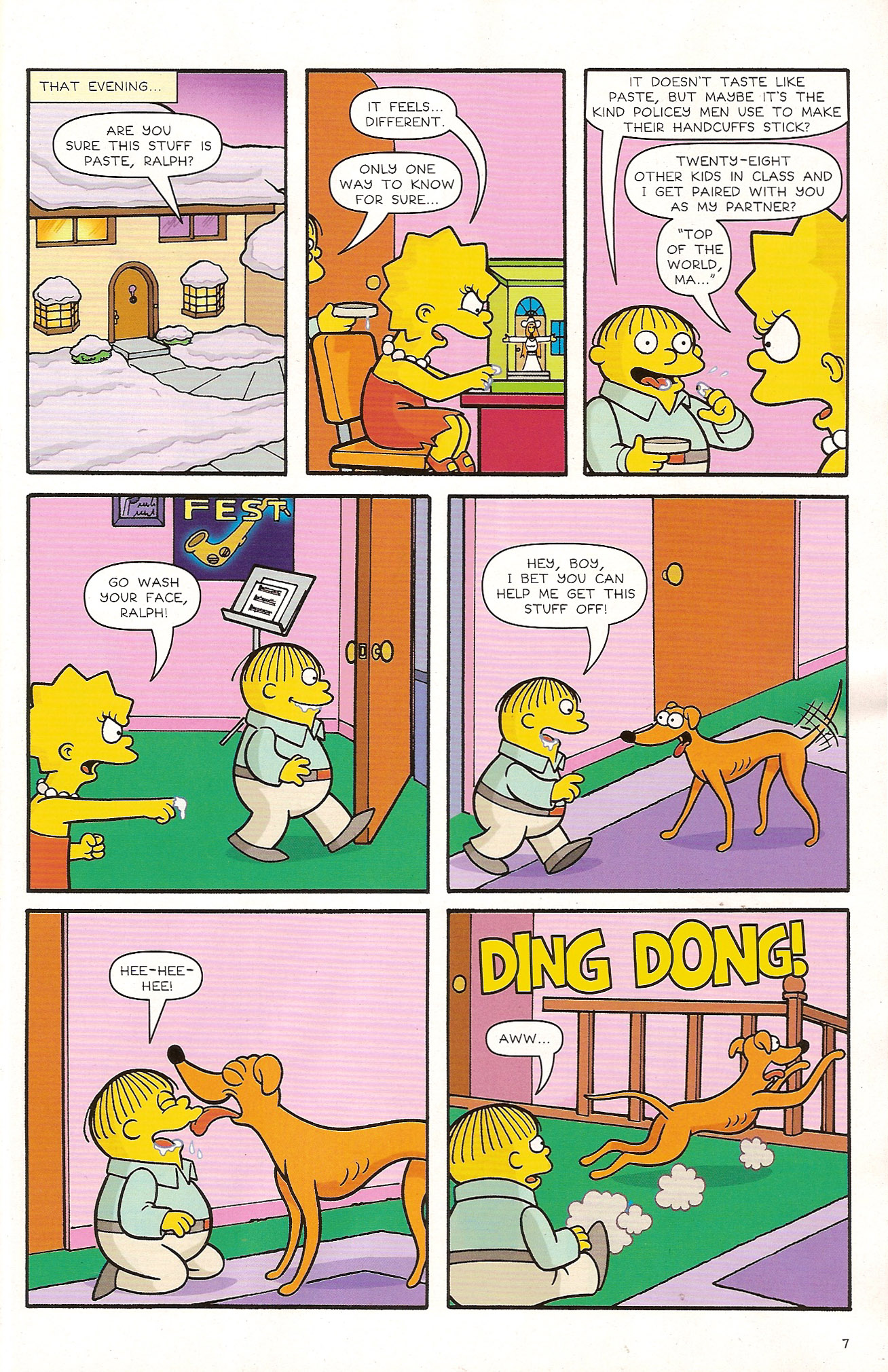 Read online The Simpsons Winter Wingding comic -  Issue #5 - 9