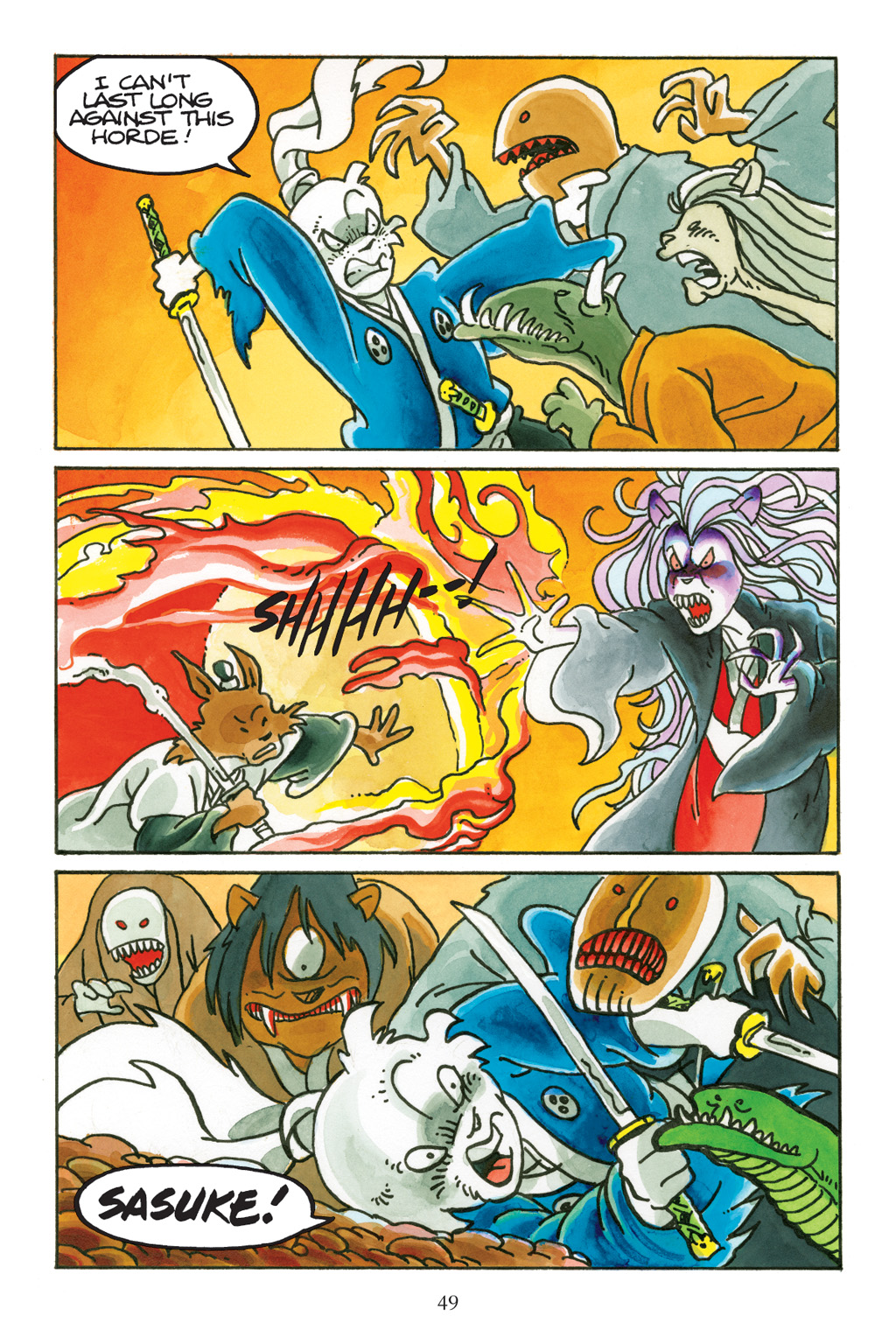 Read online Usagi Yojimbo: Yokai comic -  Issue # Full - 46
