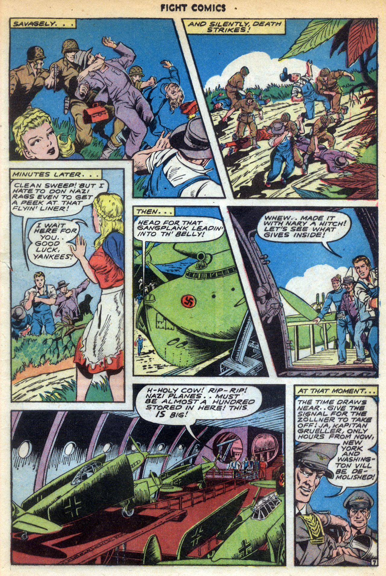 Read online Fight Comics comic -  Issue #33 - 9