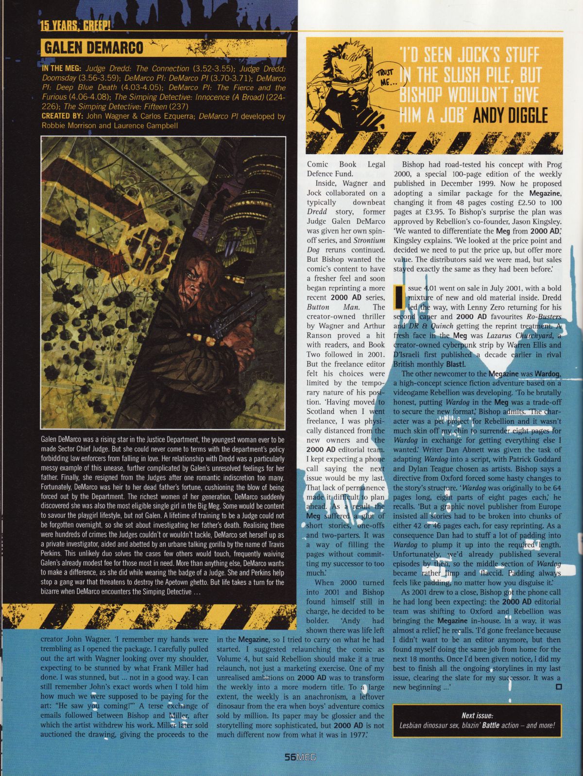 Read online Judge Dredd Megazine (Vol. 5) comic -  Issue #240 - 56