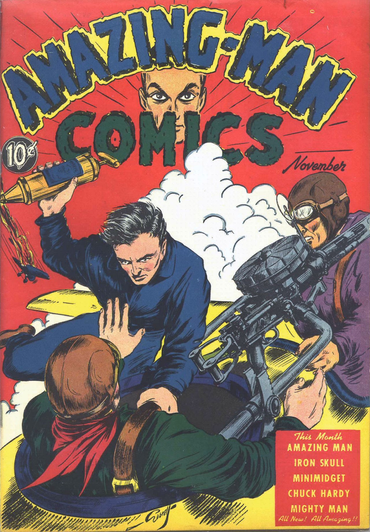 Read online Amazing Man Comics comic -  Issue #7 - 2