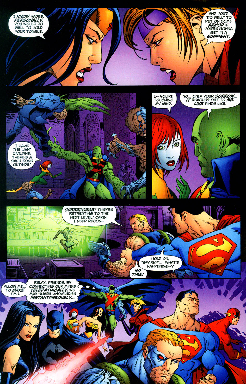 Read online JLA/Cyberforce comic -  Issue # Full - 16