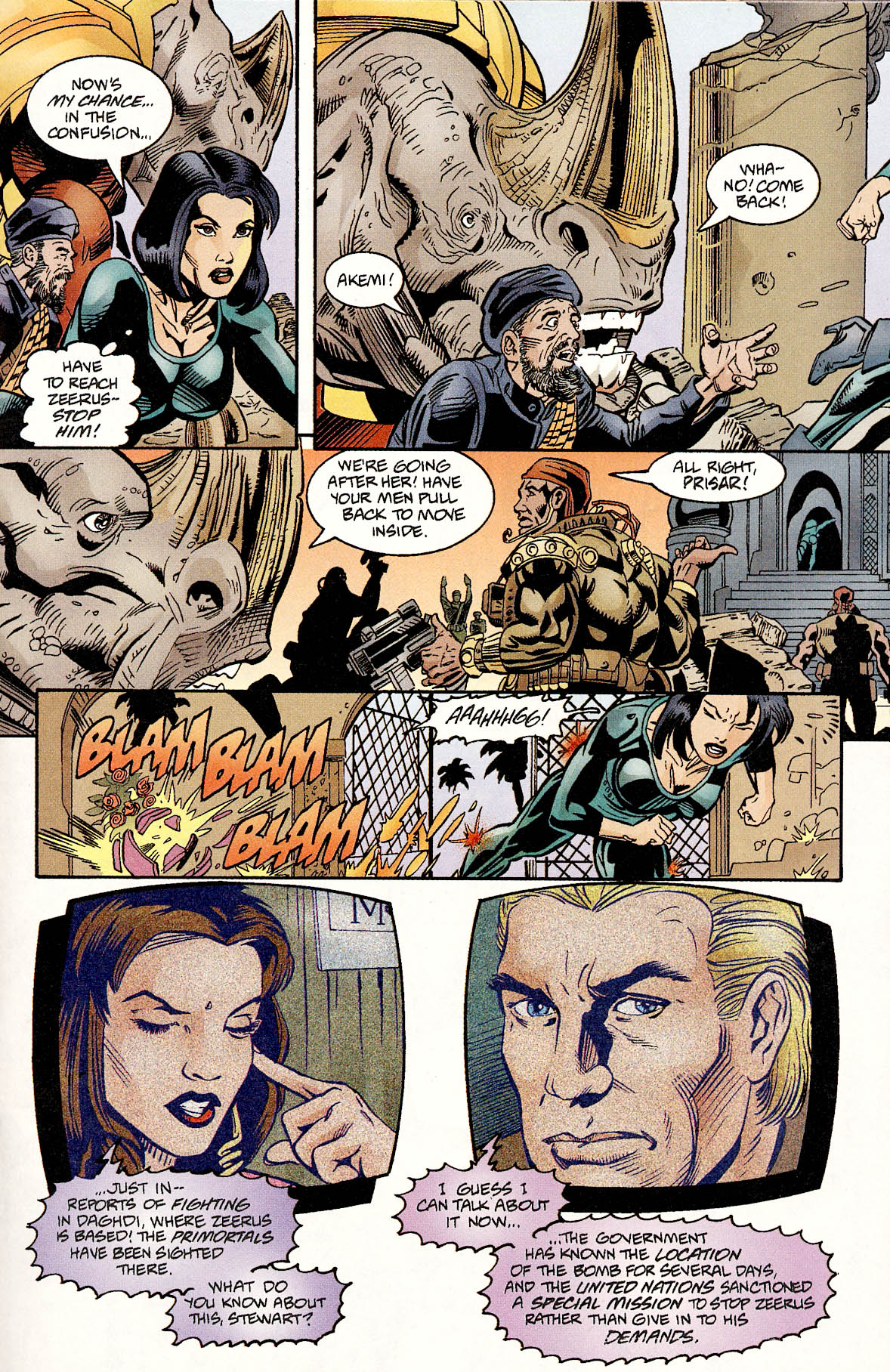 Read online Leonard Nimoy's Primortals (1996) comic -  Issue #0 - 11