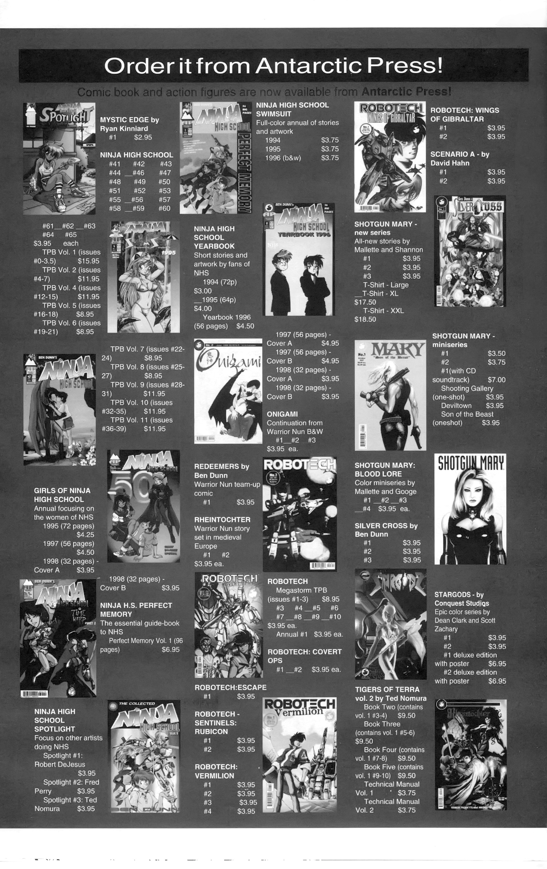 Read online Warrior Nun: Black & White comic -  Issue #14 - 22