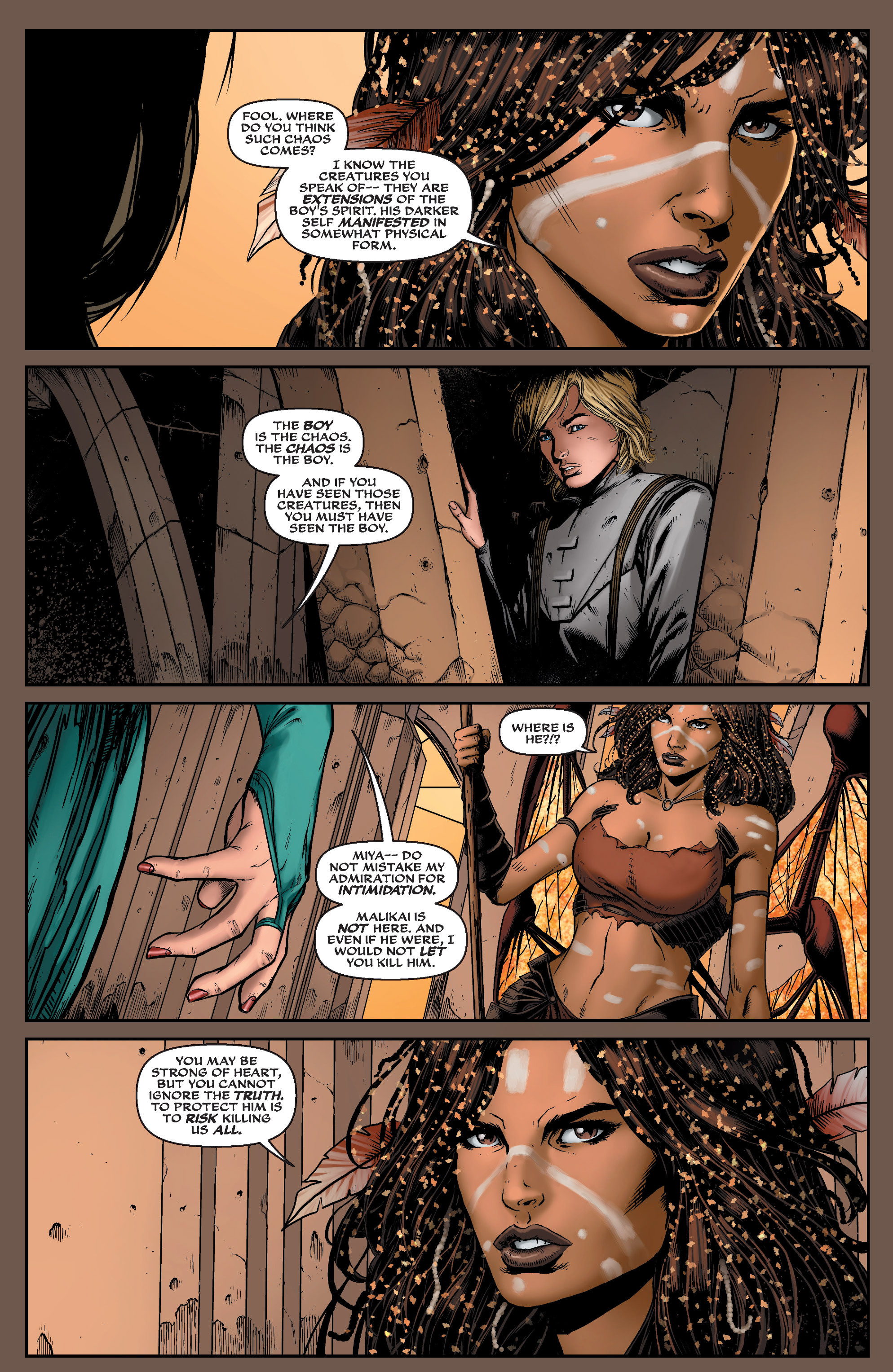 Read online Michael Turner's Soulfire (2011) comic -  Issue #6 - 13
