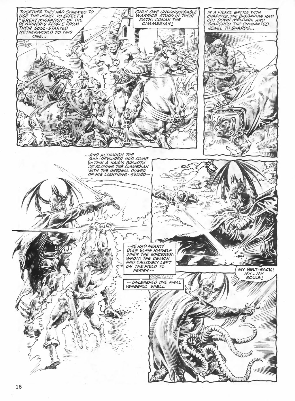 Read online The Savage Sword Of Conan comic -  Issue #96 - 16
