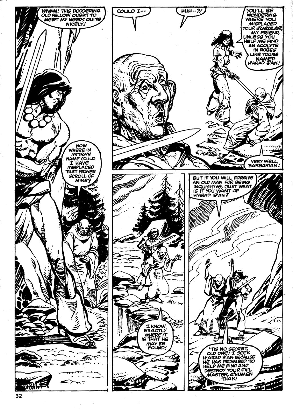 Read online The Savage Sword Of Conan comic -  Issue #86 - 32