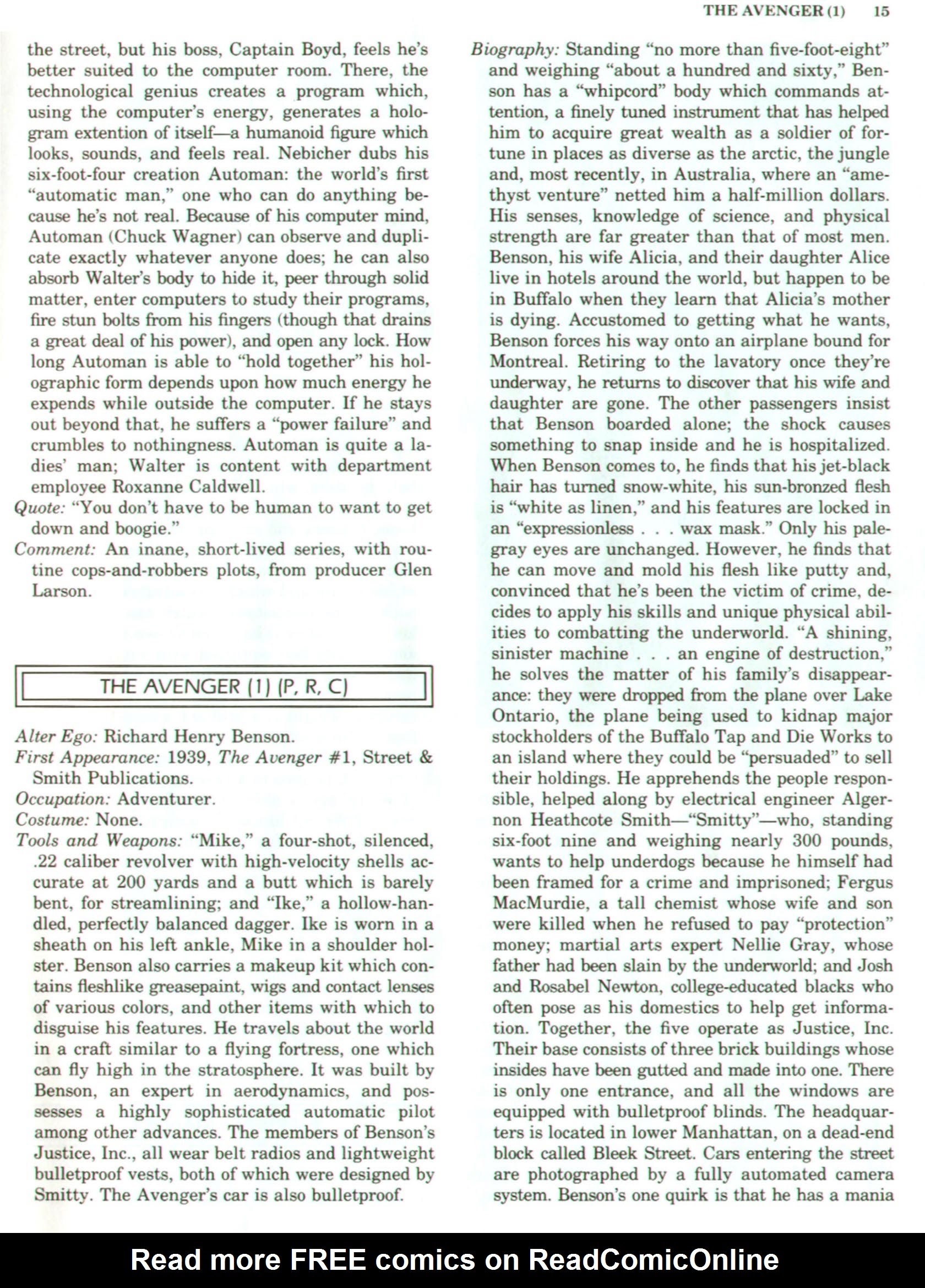 Read online The Encyclopedia of Superheroes comic -  Issue # TPB (Part 1) - 25