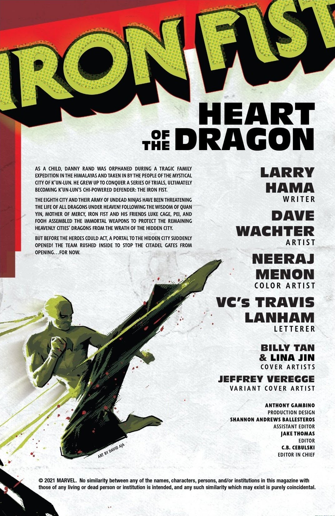 Read online Iron Fist: Heart Of The Dragon comic -  Issue #3 - 2