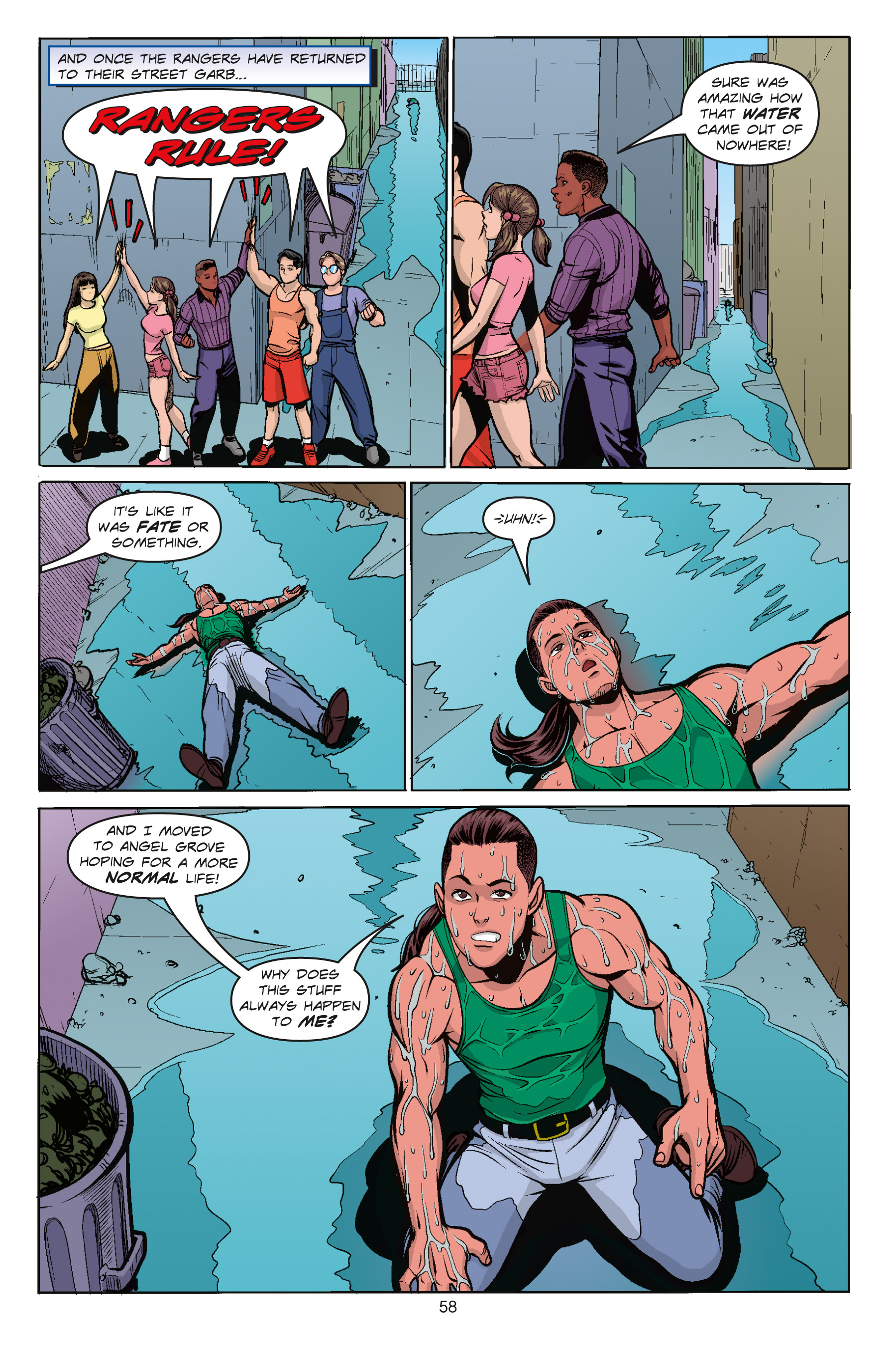 Read online Mighty Morphin Power Rangers: Going Green comic -  Issue # Full - 58