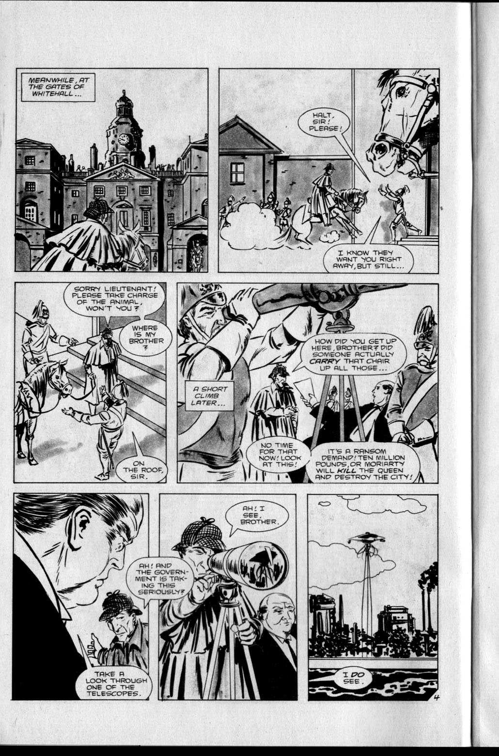 Read online Sherlock Holmes in the Case of the Missing Martian comic -  Issue #4 - 6
