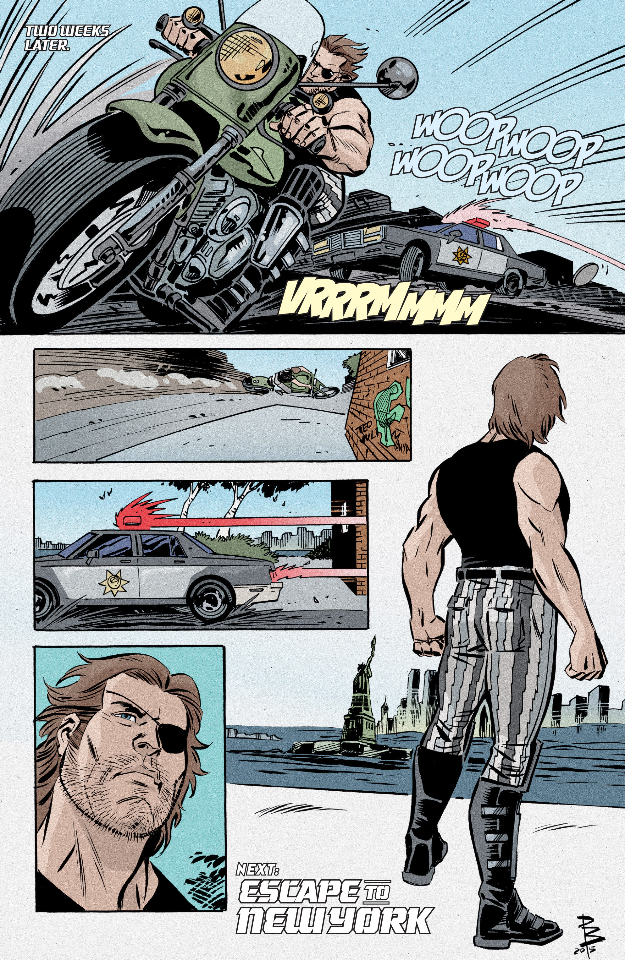 Read online Escape from New York comic -  Issue #8 - 24