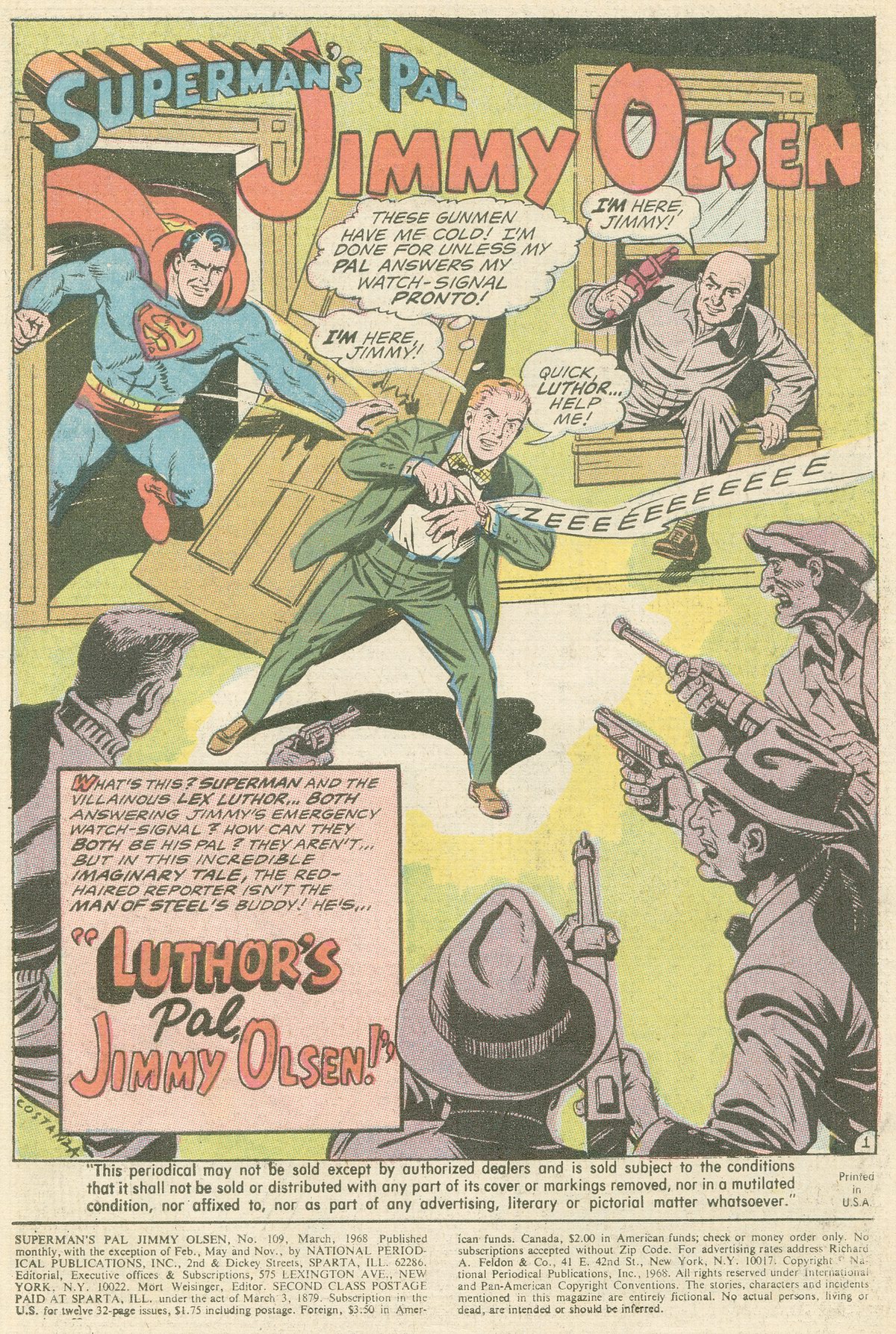 Read online Superman's Pal Jimmy Olsen comic -  Issue #109 - 3