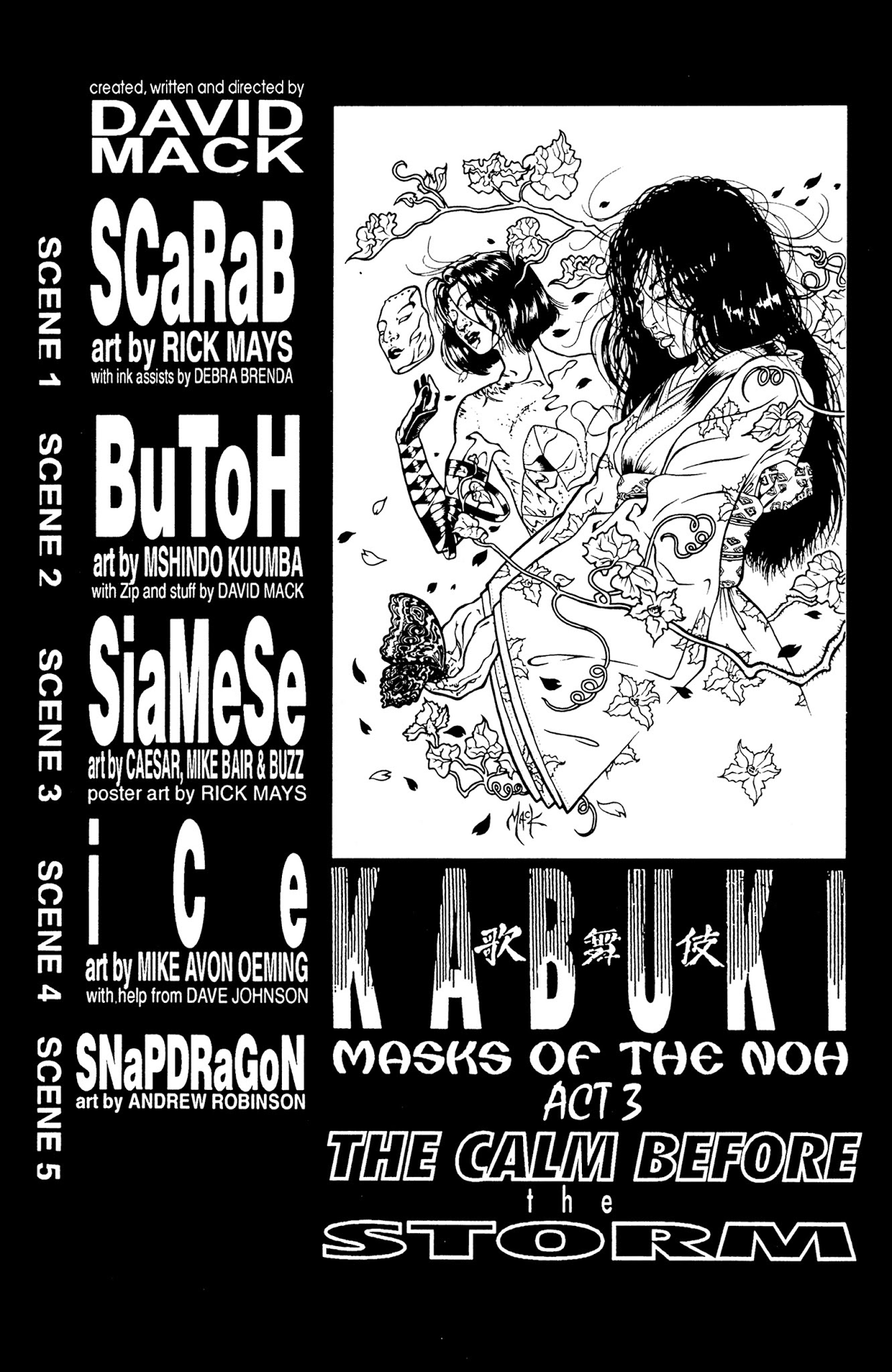 Read online Kabuki: Masks of the Noh comic -  Issue #3 - 3