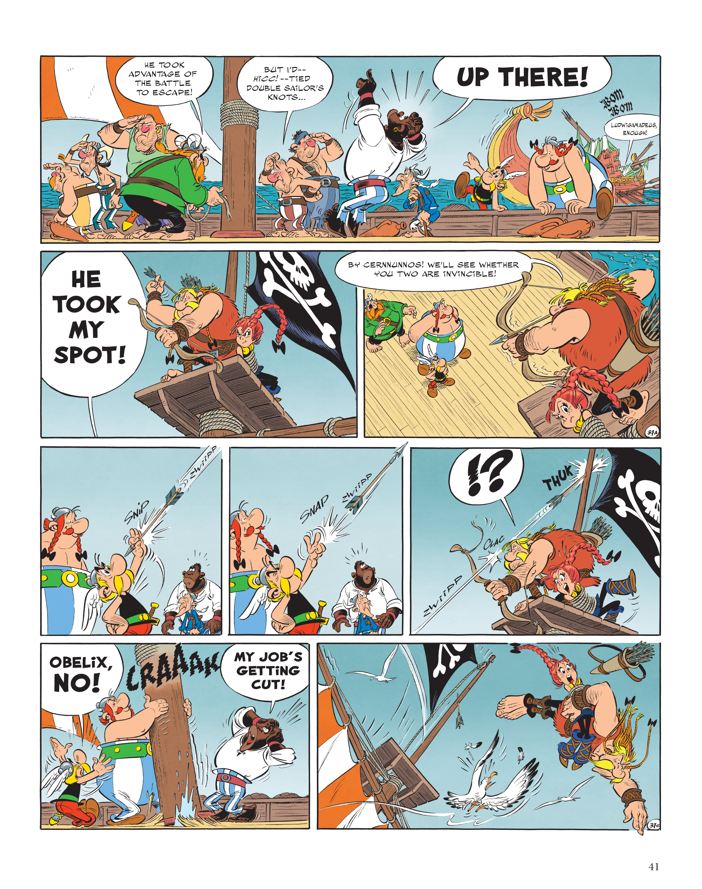 Read online Asterix comic -  Issue #38 - 42