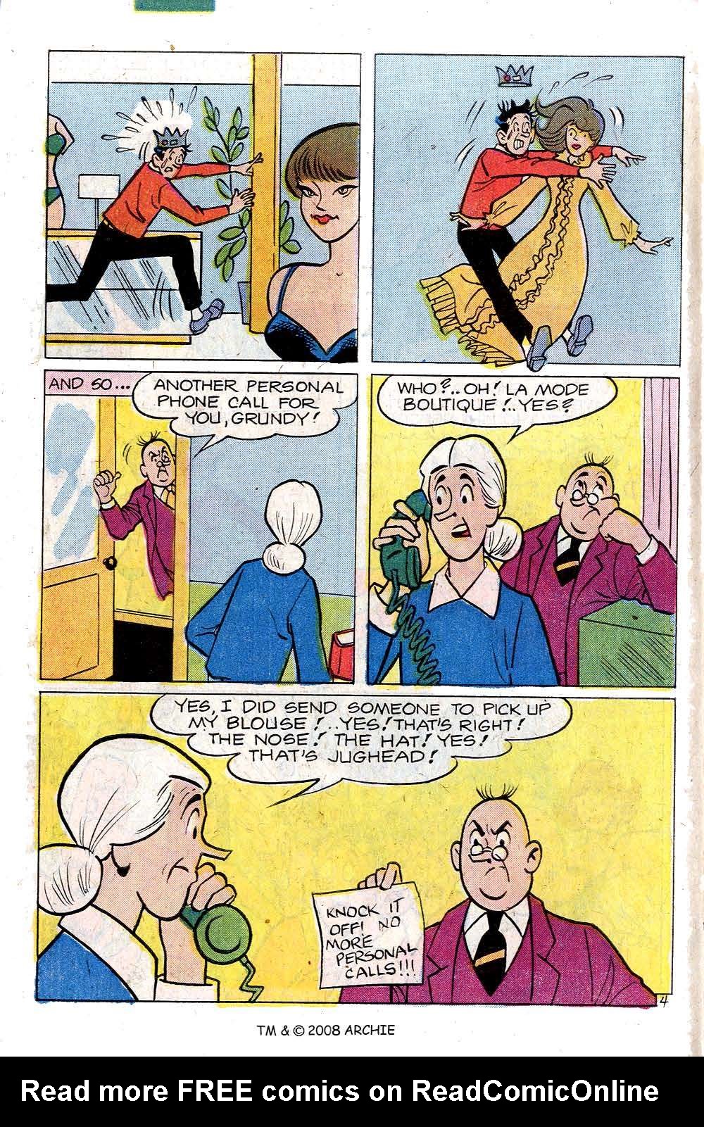 Read online Jughead (1965) comic -  Issue #294 - 6