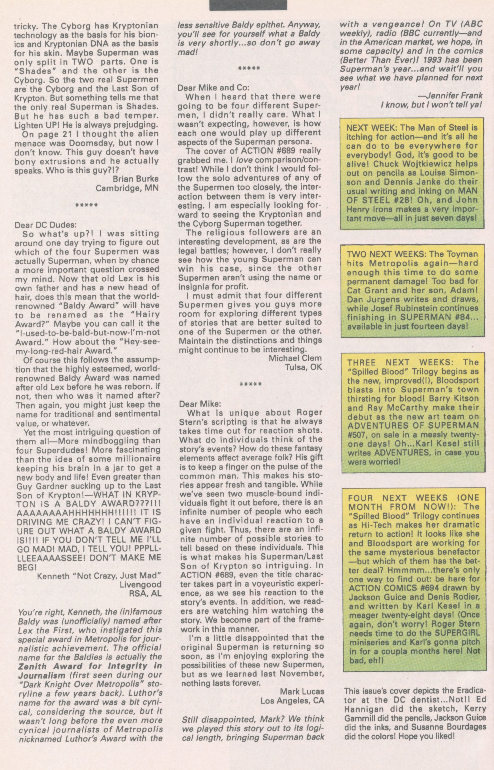 Read online Action Comics (1938) comic -  Issue #693 - 34