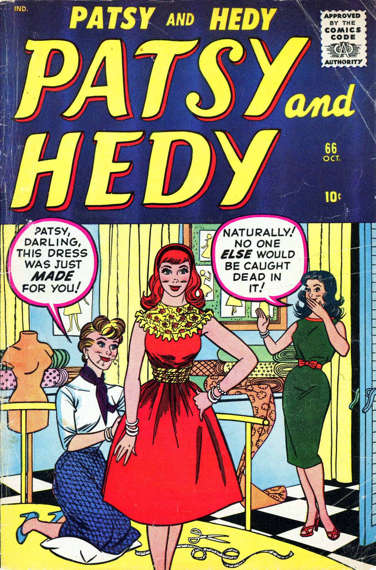 Read online Patsy and Hedy comic -  Issue #66 - 1