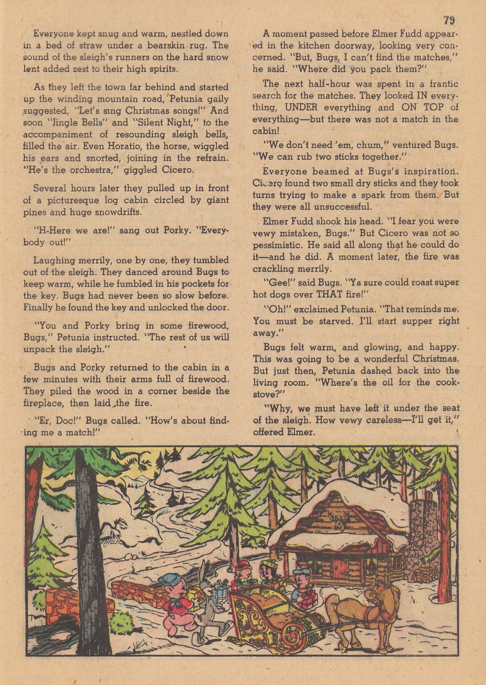 Read online Bugs Bunny's Christmas Funnies comic -  Issue # TPB 2 - 81