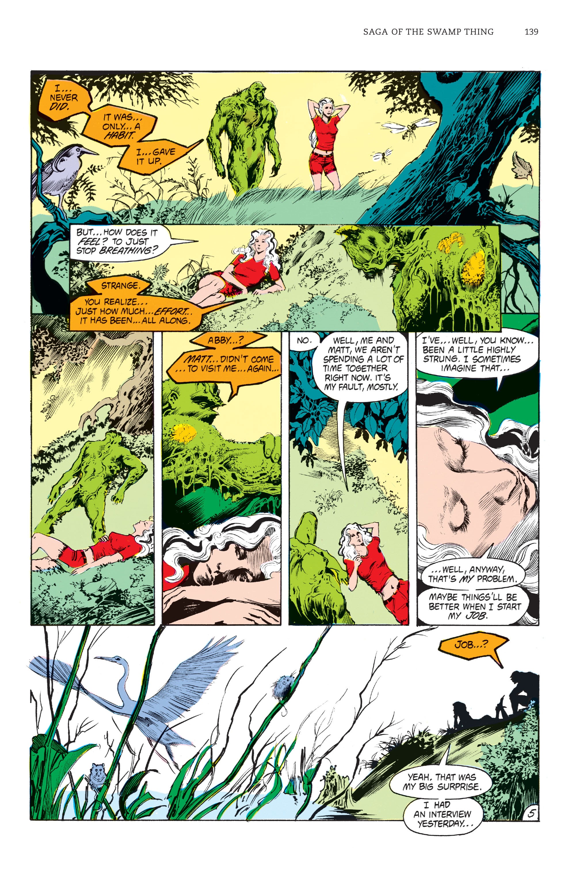 Read online Saga of the Swamp Thing comic -  Issue # TPB 1 (Part 2) - 37