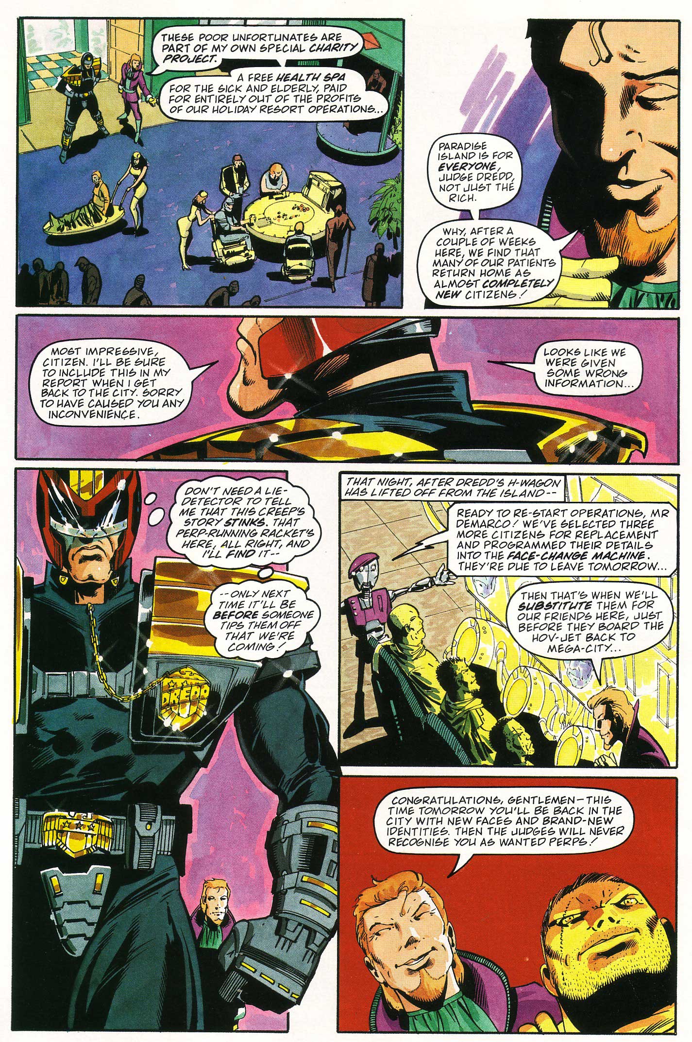 Read online Judge Dredd Lawman of the Future comic -  Issue #11 - 21