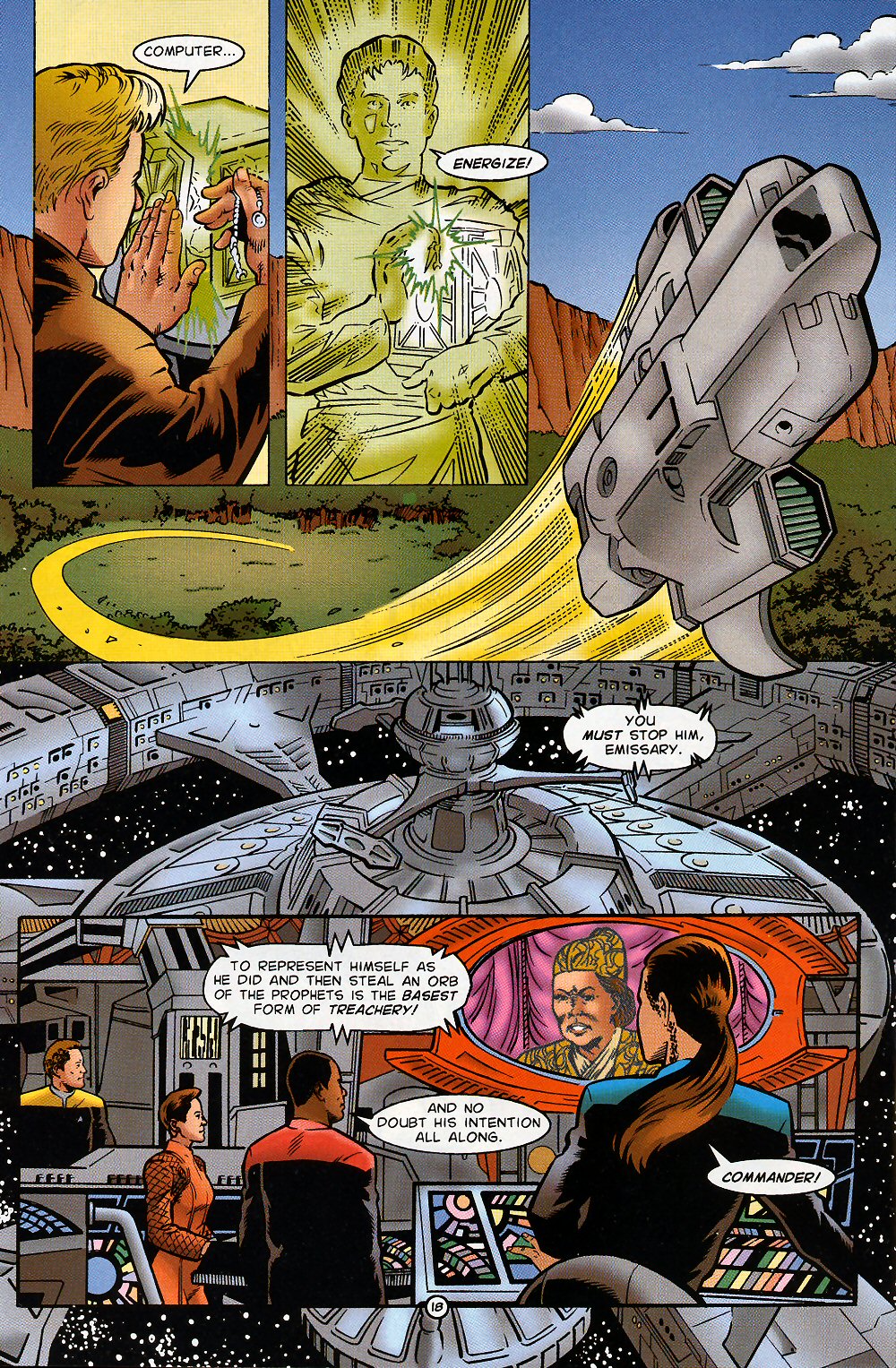 Read online Star Trek: Deep Space Nine (1993) comic -  Issue #23 - 22