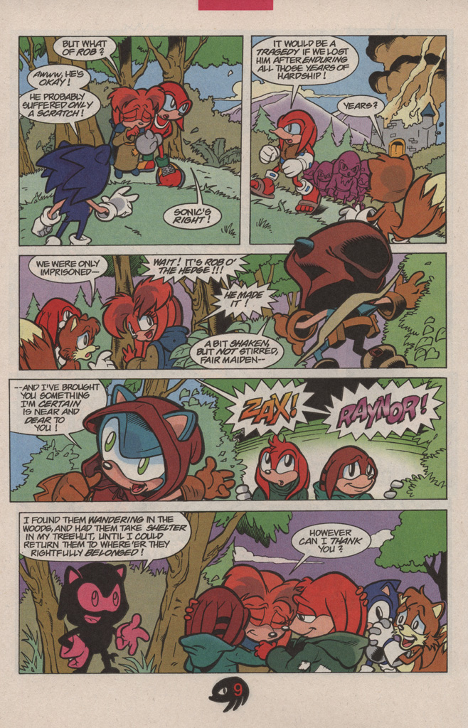 Read online Knuckles the Echidna comic -  Issue #12 - 14