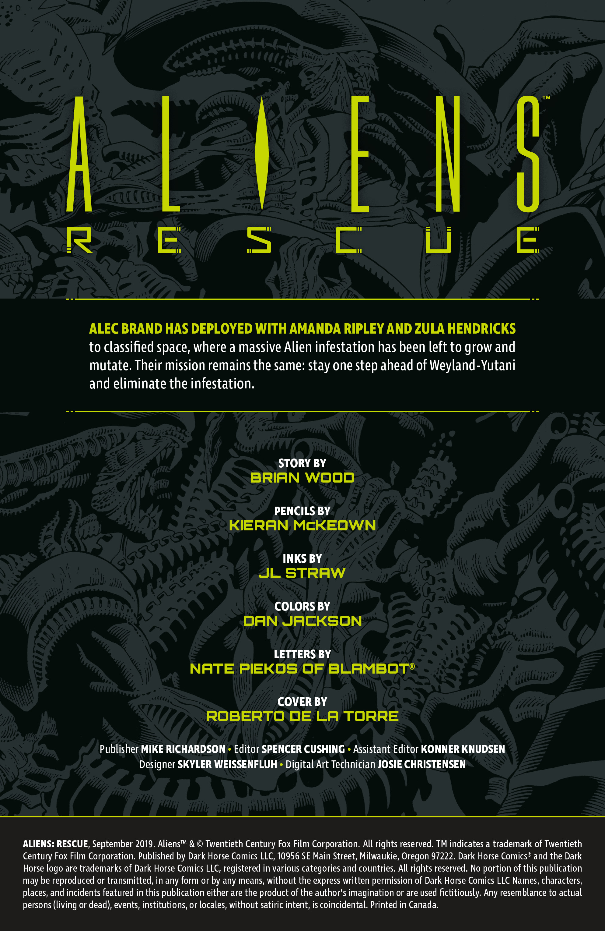 Read online Aliens: Rescue comic -  Issue #3 - 2