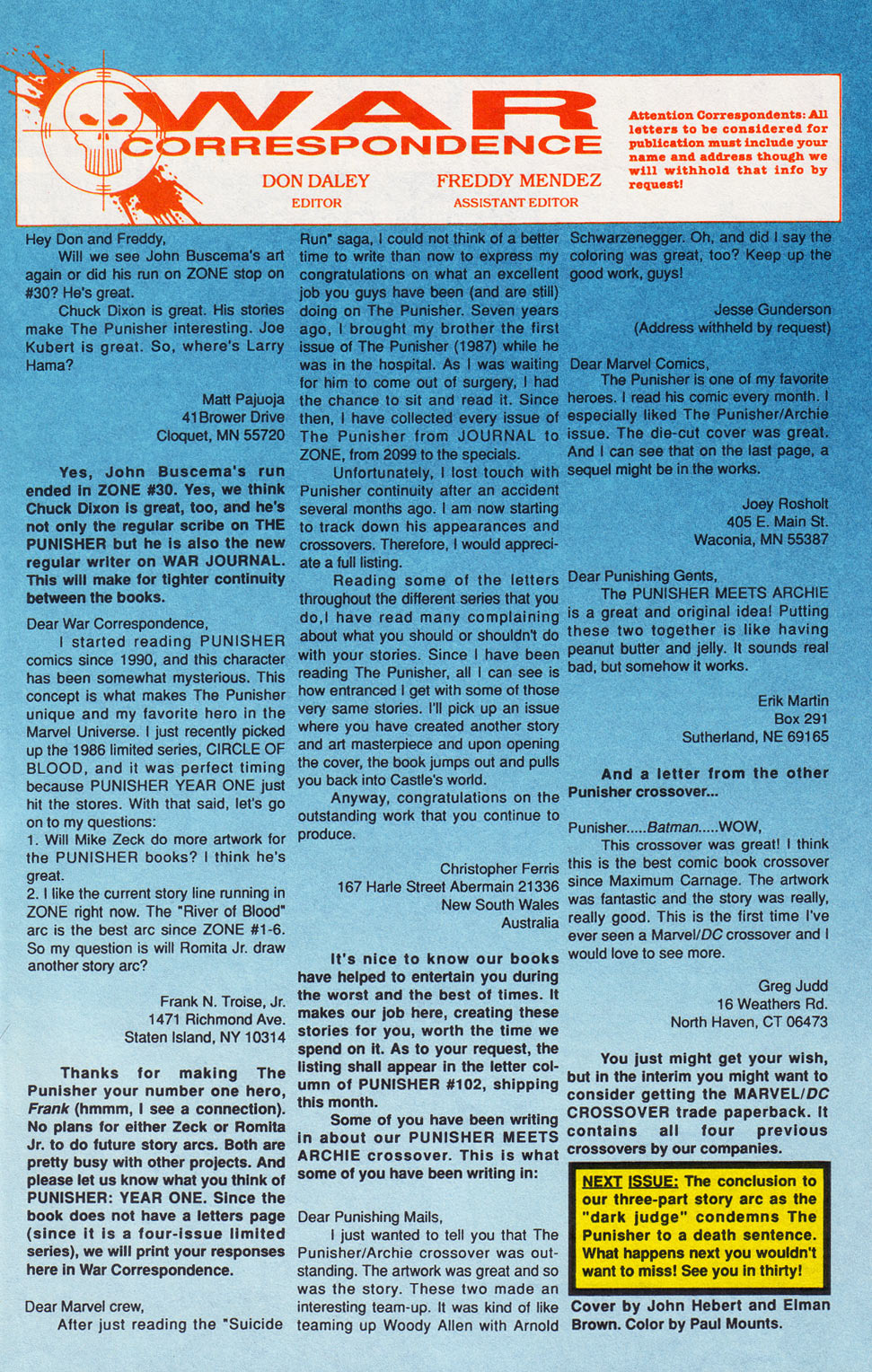 Read online The Punisher War Zone comic -  Issue #39 - 25