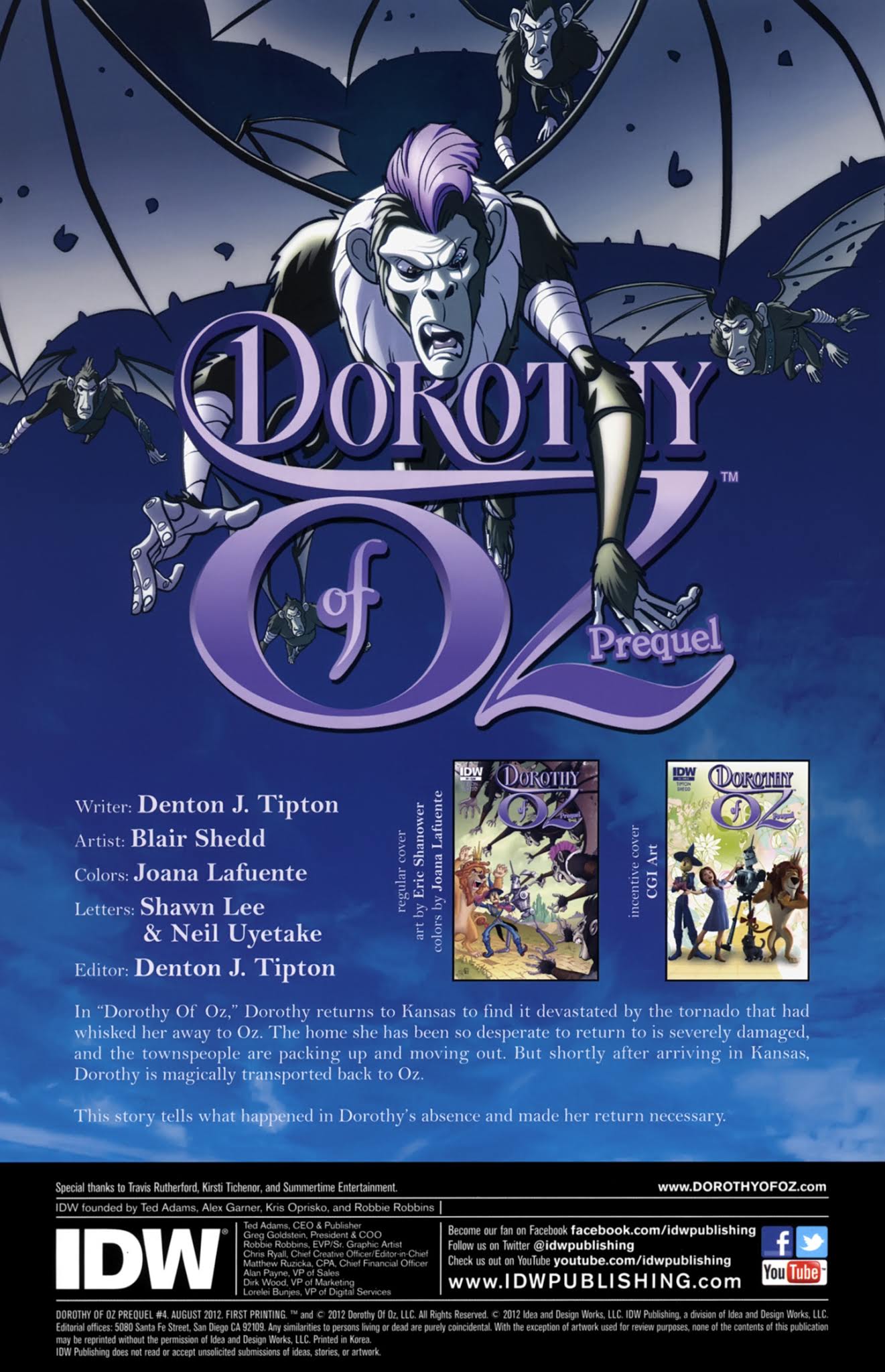 Read online Dorothy of Oz Prequel comic -  Issue #4 - 2