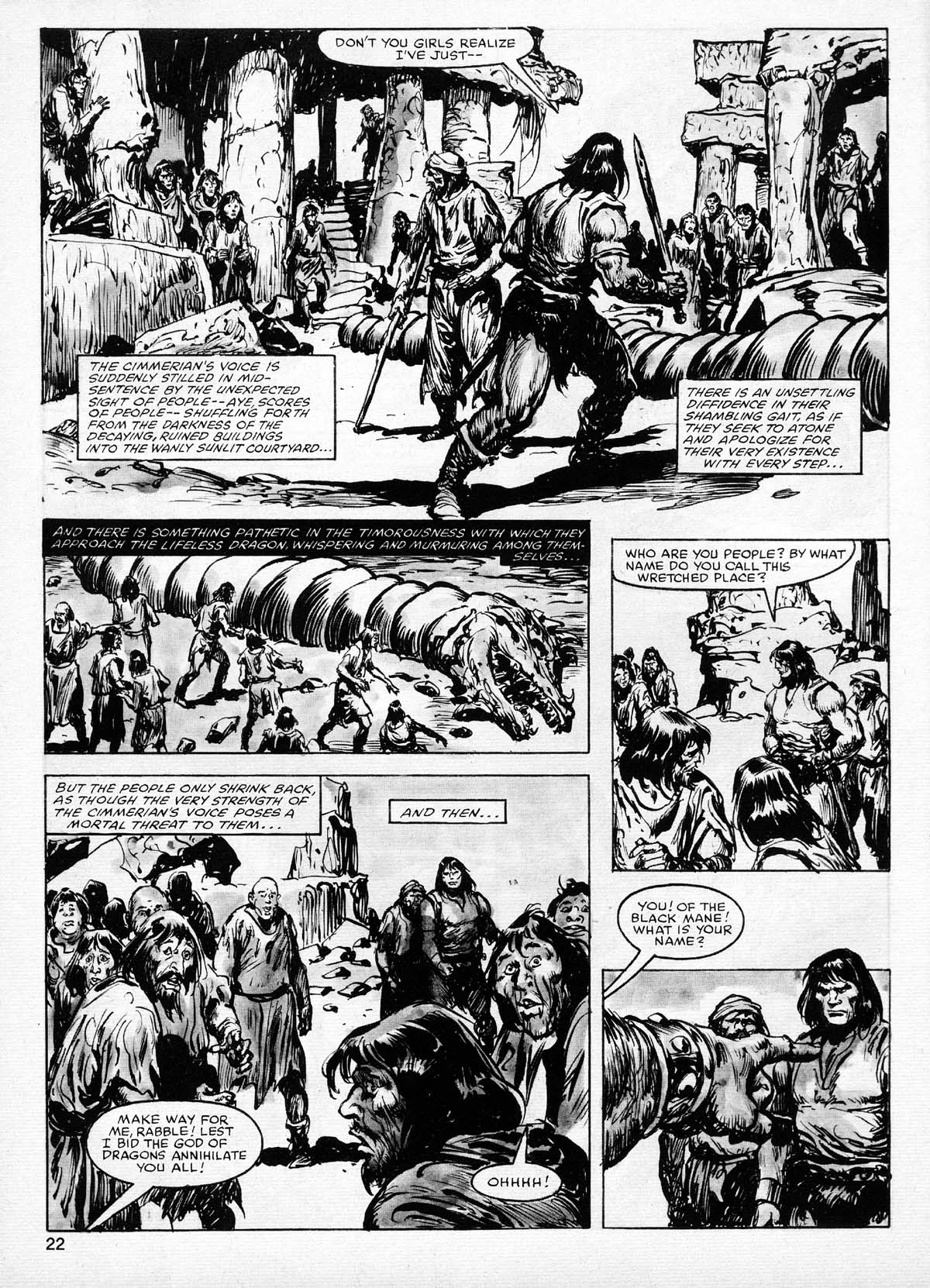 Read online The Savage Sword Of Conan comic -  Issue #77 - 22