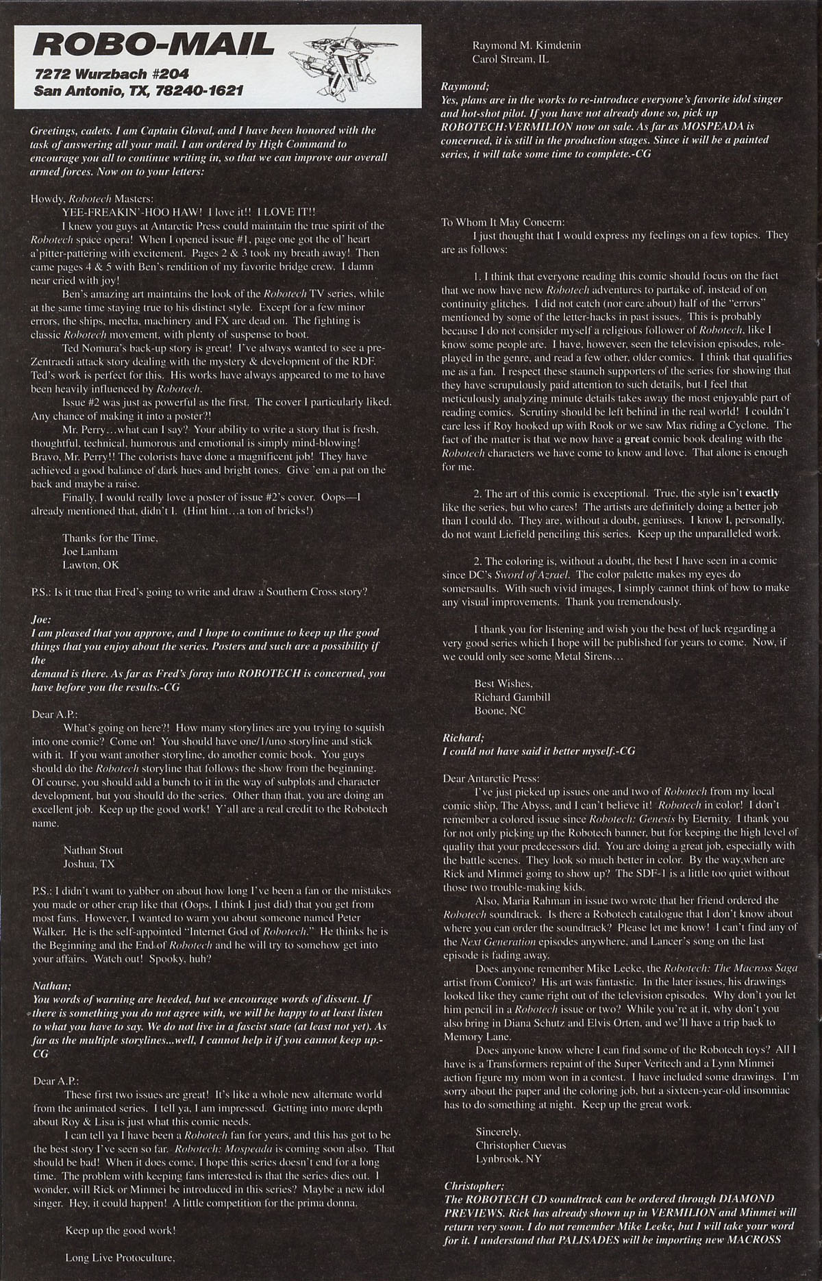 Read online Robotech (1997) comic -  Issue #4 - 22