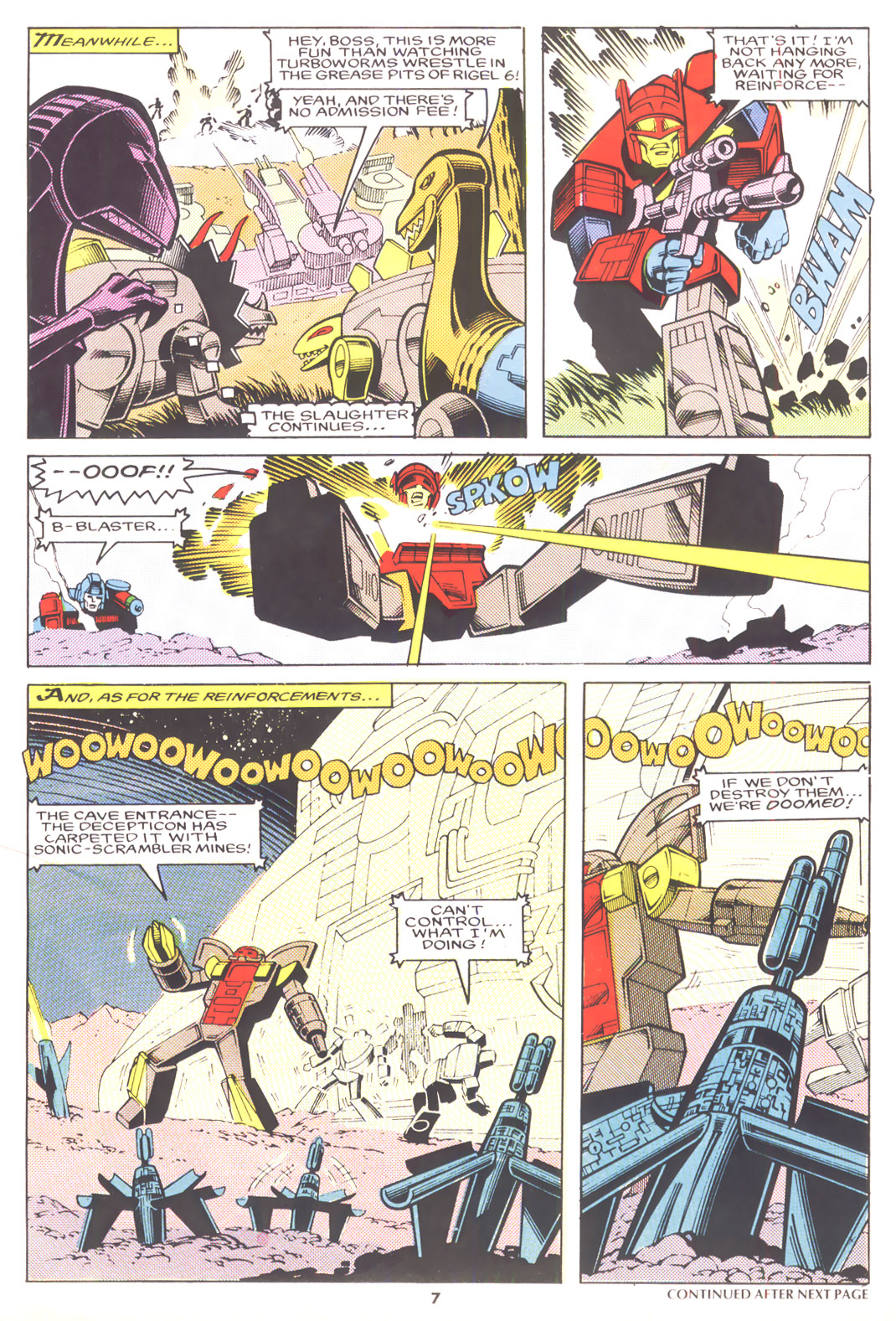 Read online The Transformers (UK) comic -  Issue #112 - 7