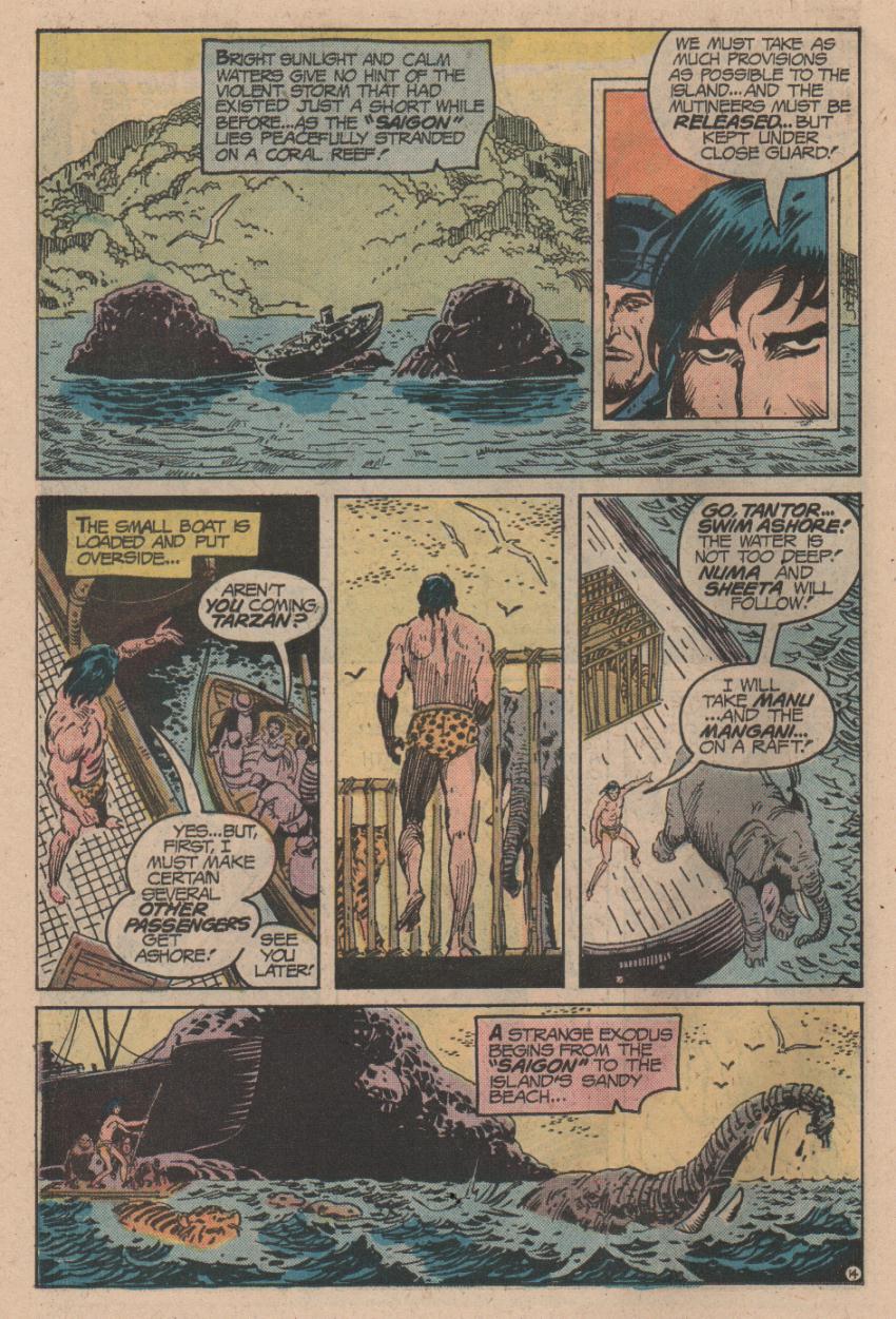 Read online Tarzan (1972) comic -  Issue #240 - 15