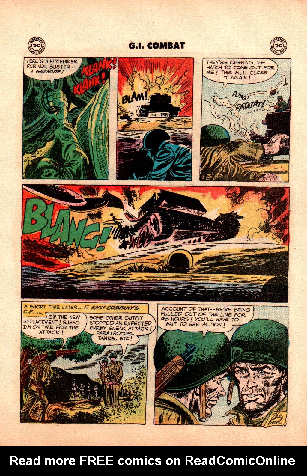 Read online G.I. Combat (1952) comic -  Issue #50 - 17