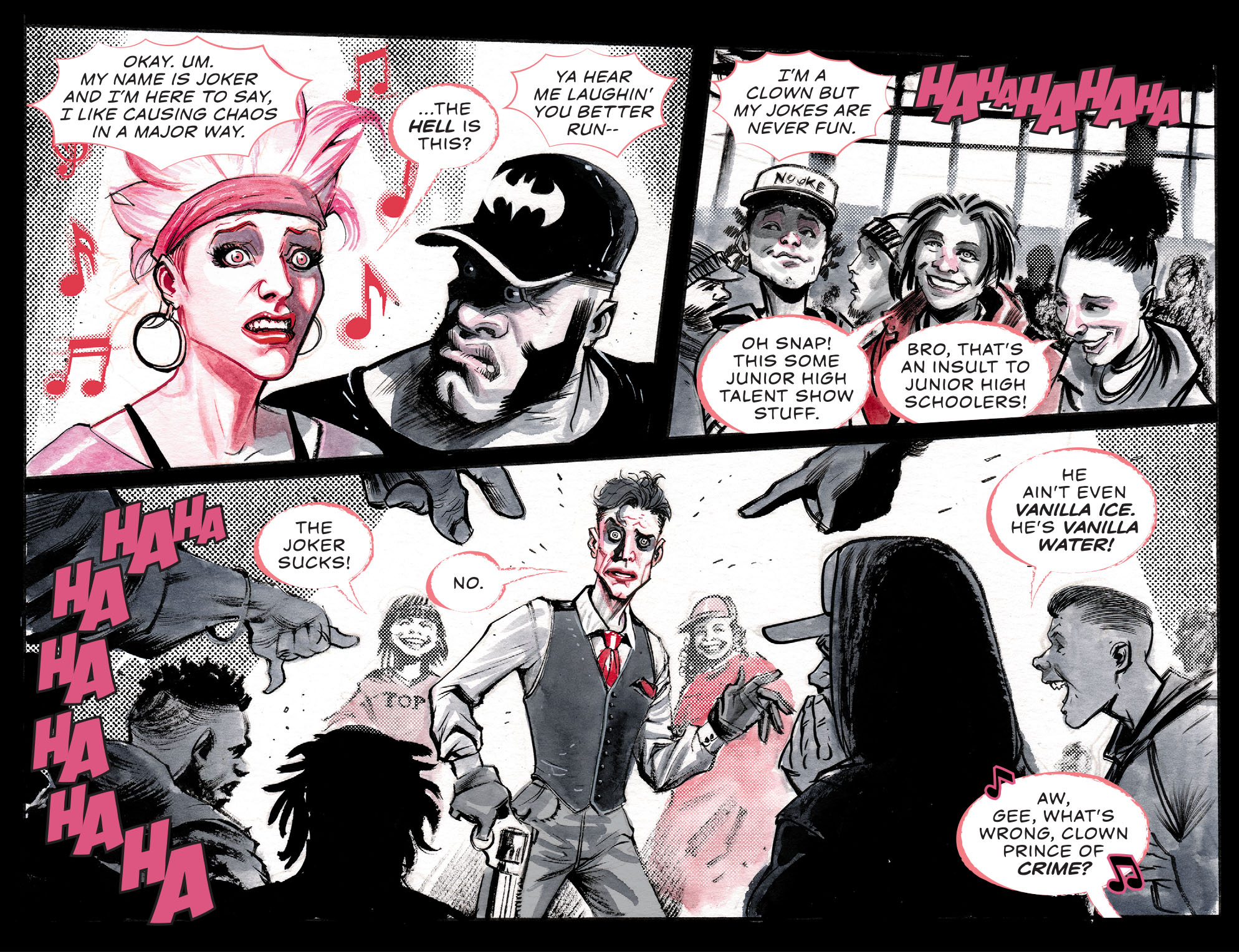 Read online Harley Quinn Black   White   Red comic -  Issue #4 - 21