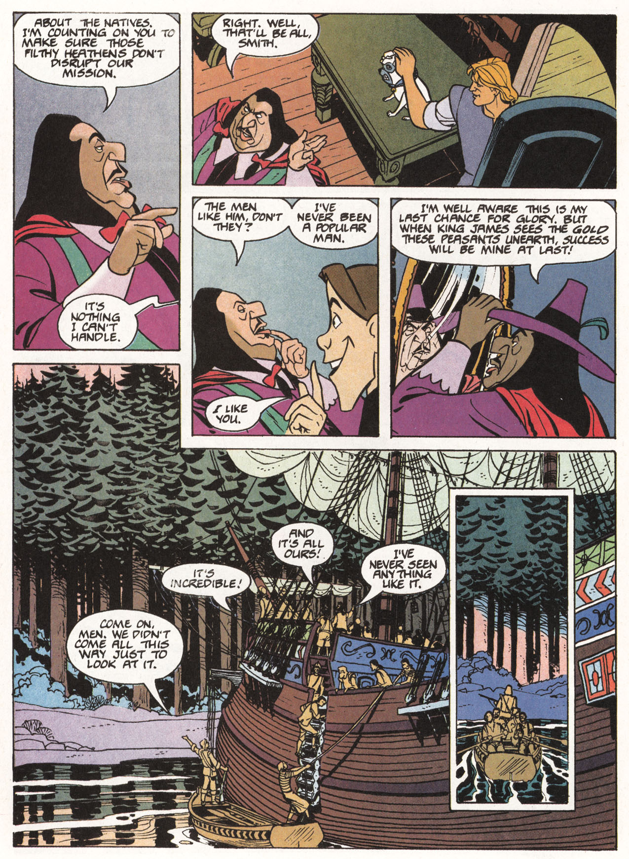 Read online Disney's Pocahontas comic -  Issue #1 - 16