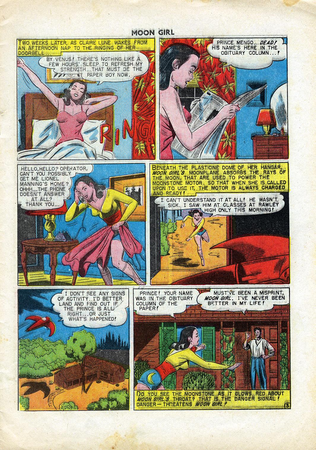 Read online Moon Girl (1947) comic -  Issue #4 - 5