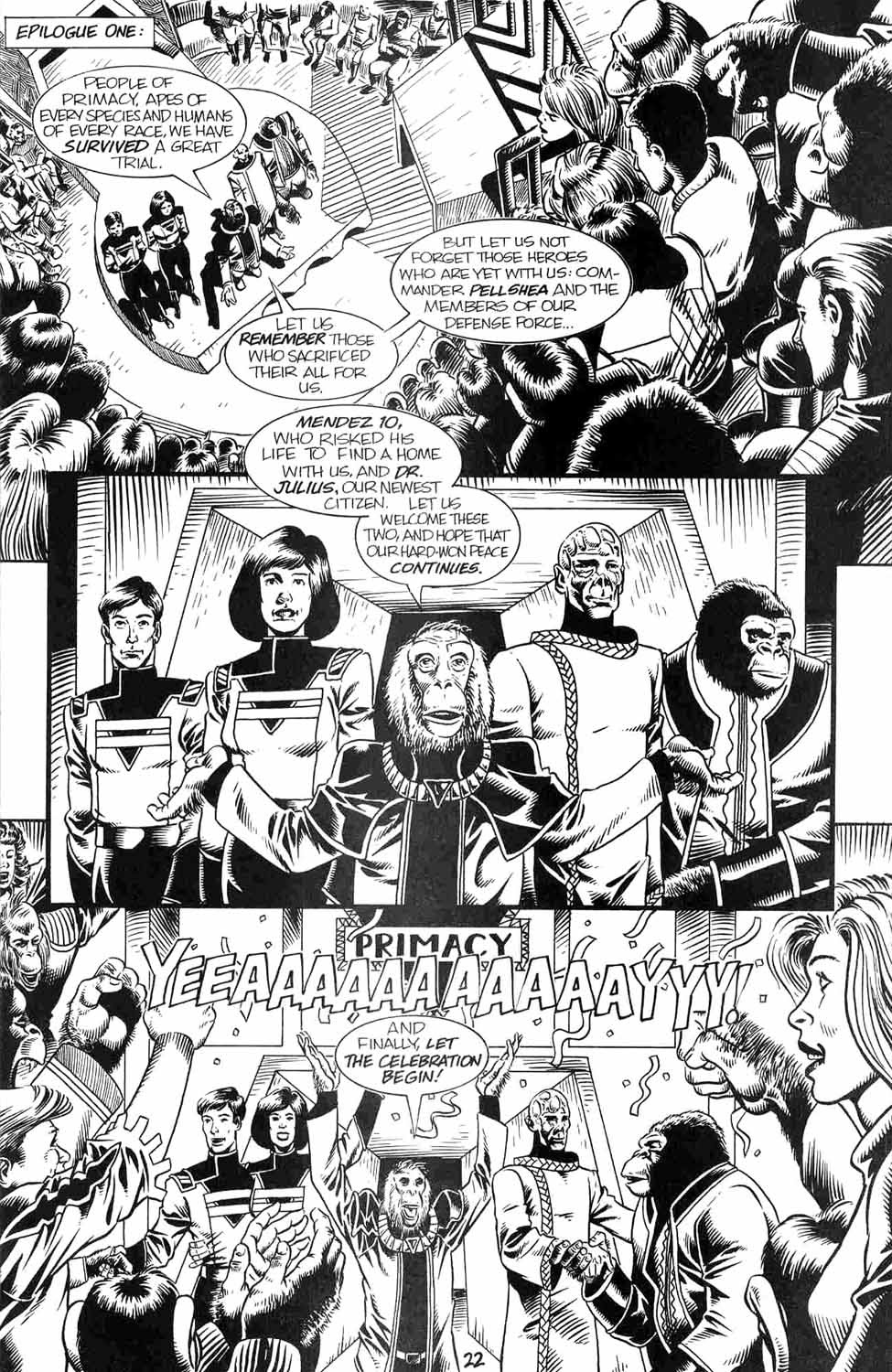 Read online Planet of the Apes: The Forbidden Zone comic -  Issue #4 - 24