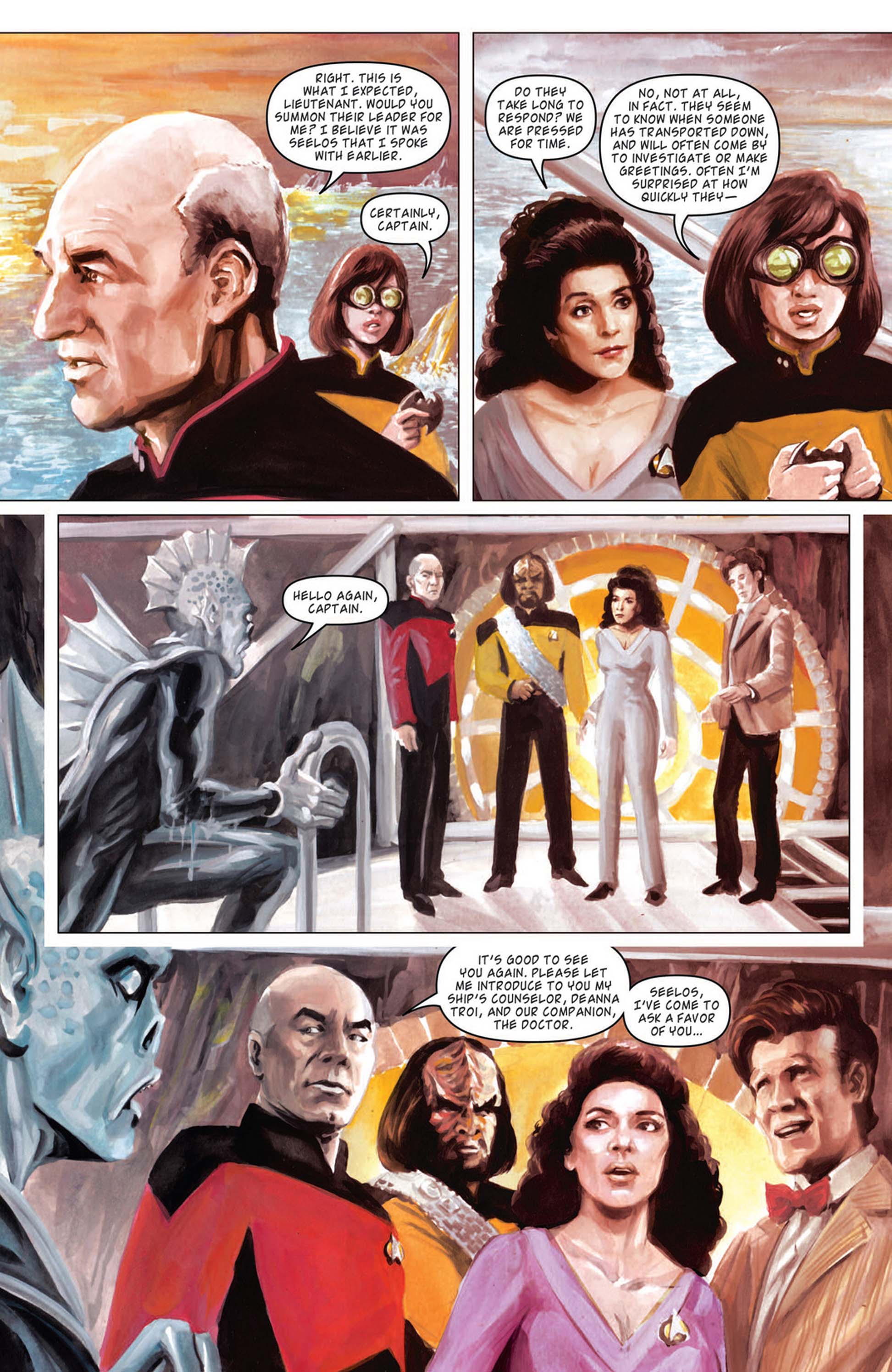 Read online Star Trek: The Next Generation/Doctor Who: Assimilation² comic -  Issue #6 - 18