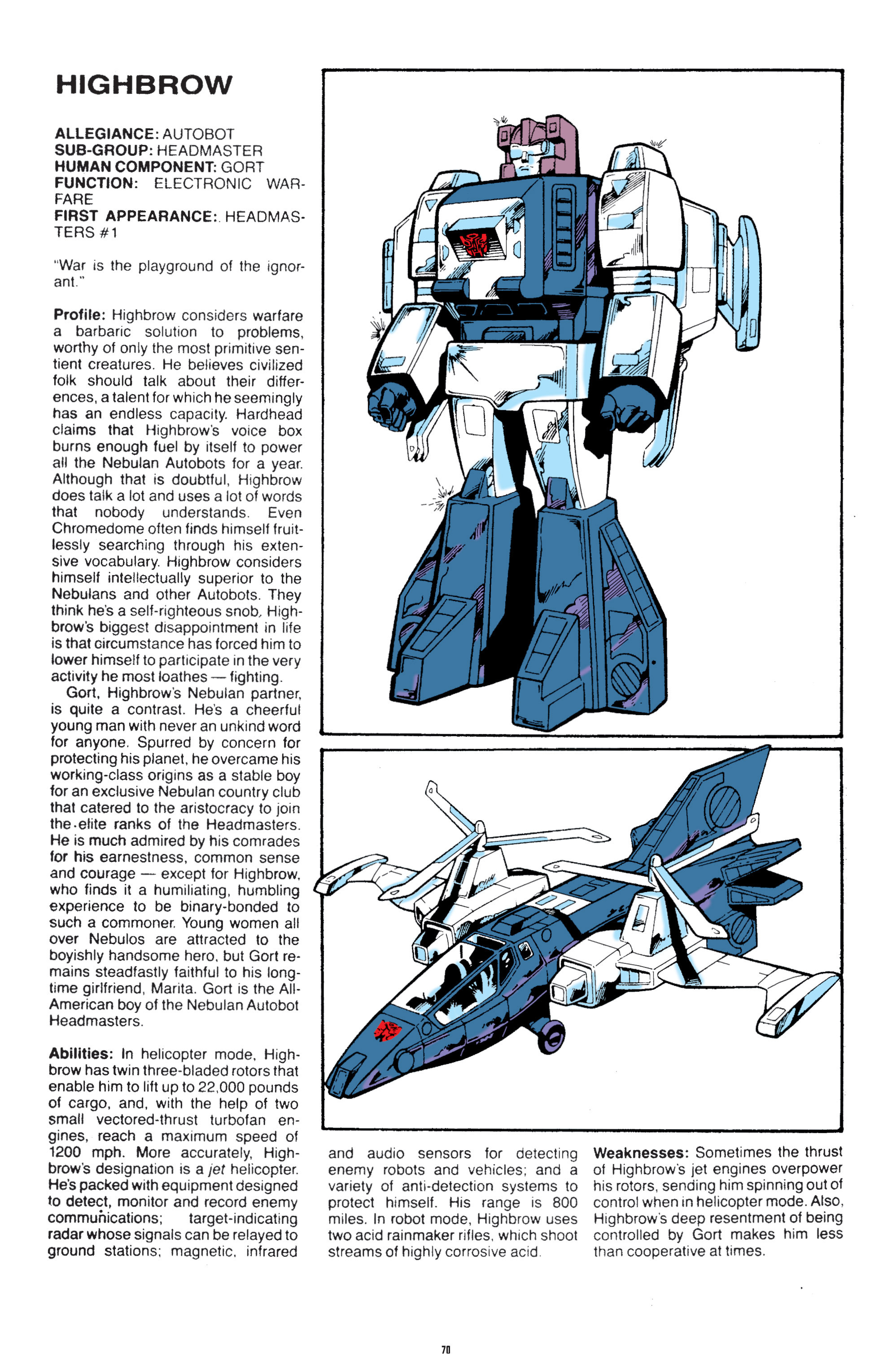 Read online The Transformers Classics comic -  Issue # TPB 8 - 69