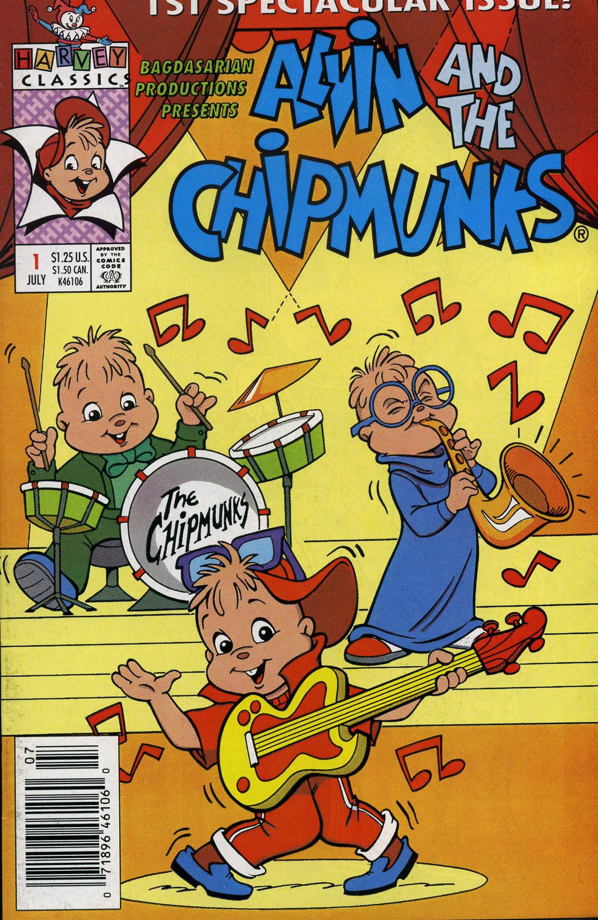 Read online Alvin and the Chipmunks comic -  Issue #1 - 1