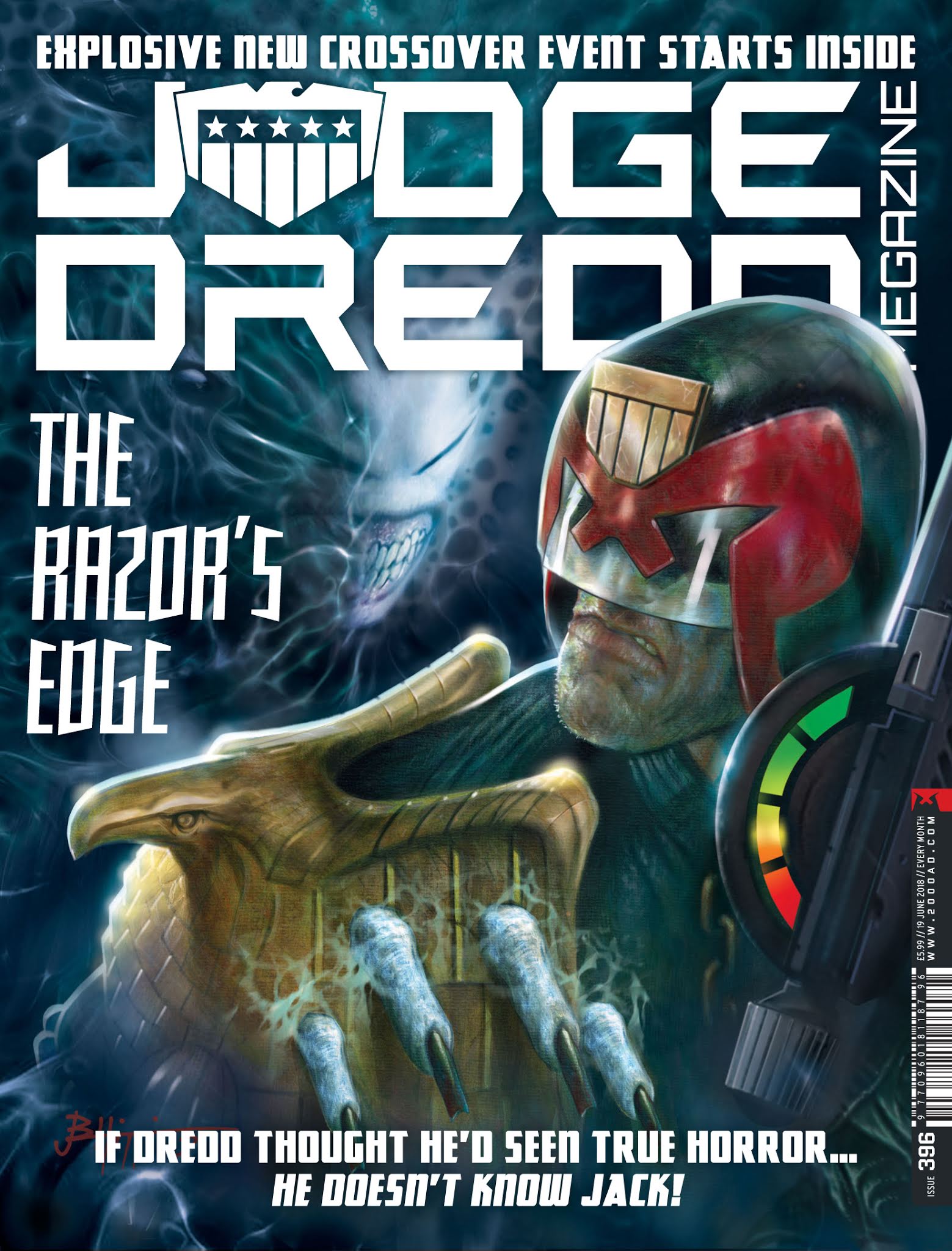 Read online Judge Dredd Megazine (Vol. 5) comic -  Issue #396 - 1
