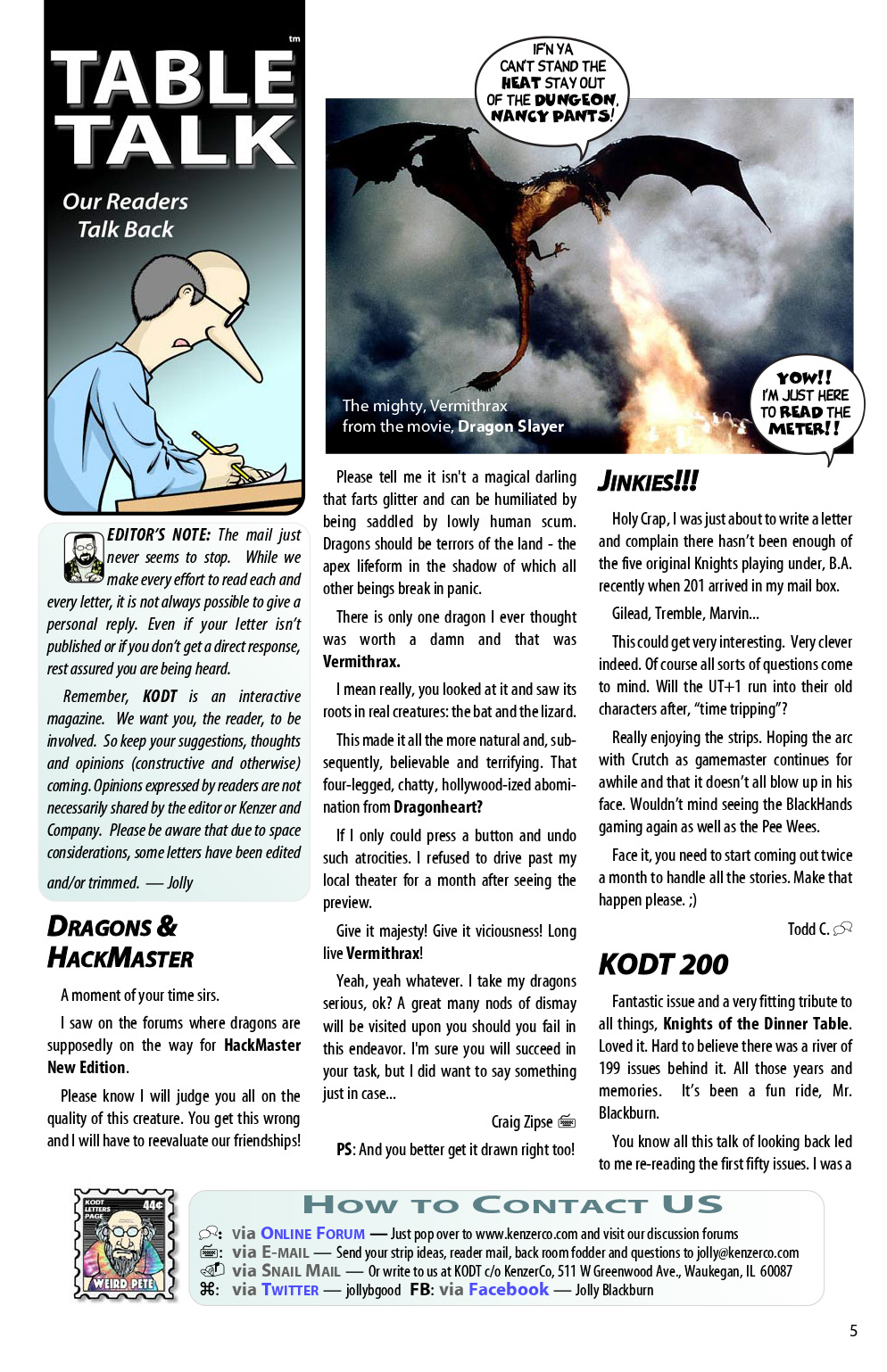 Read online Knights of the Dinner Table comic -  Issue #202 - 7