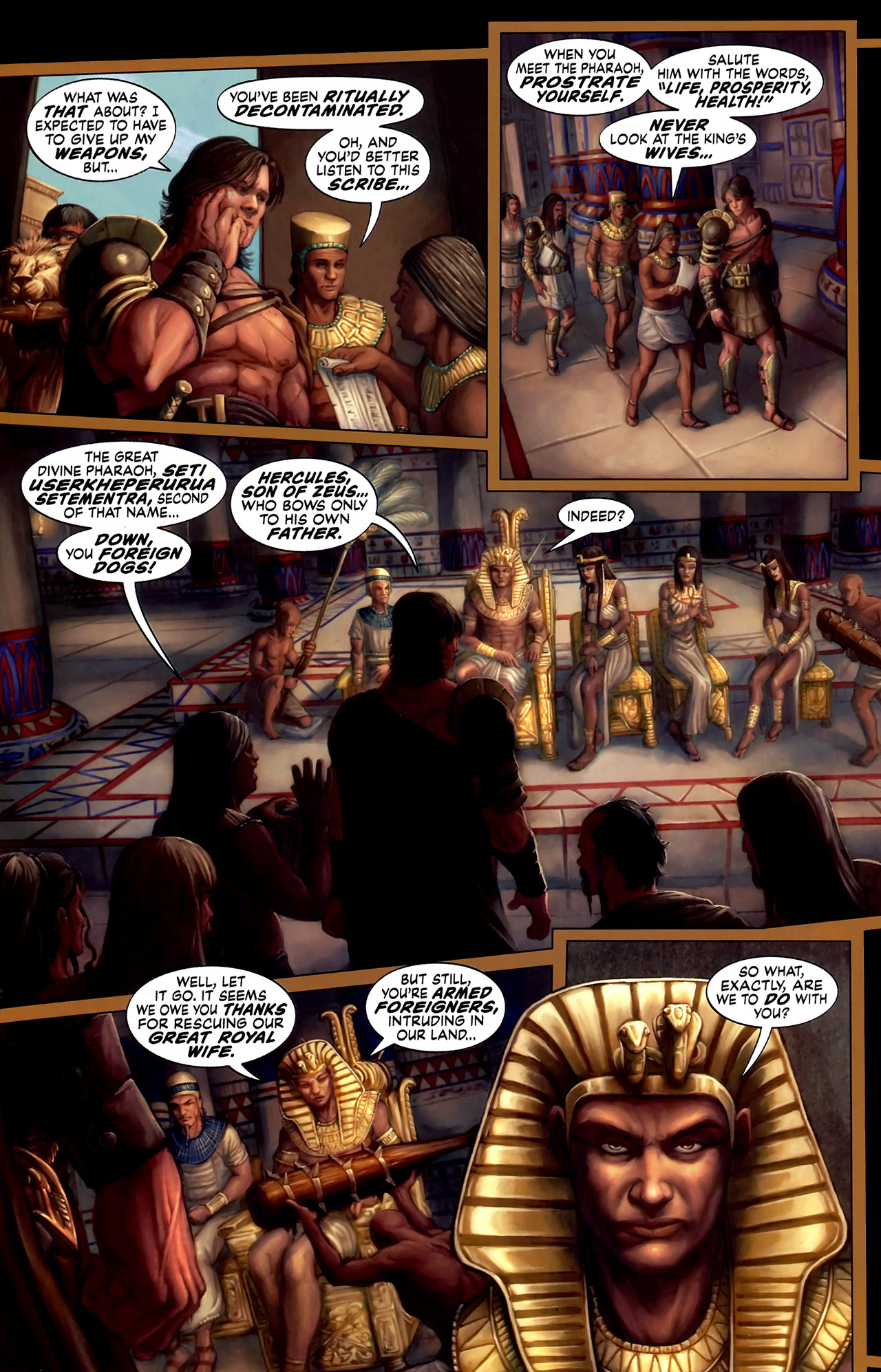 Read online Hercules: The Knives of Kush comic -  Issue #1 - 17