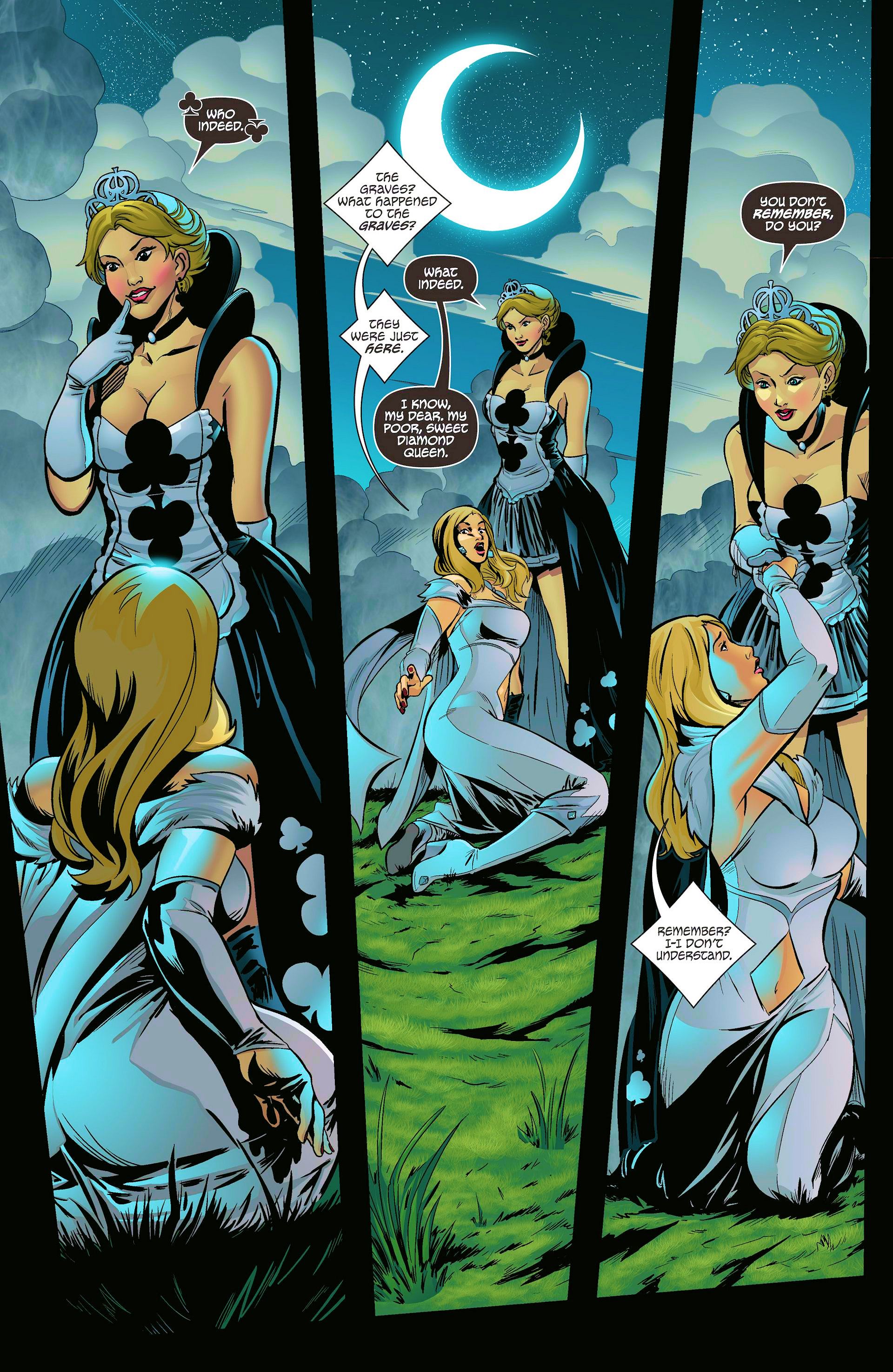 Read online Grimm Fairy Tales presents Wonderland: Clash of Queens comic -  Issue #1 - 9