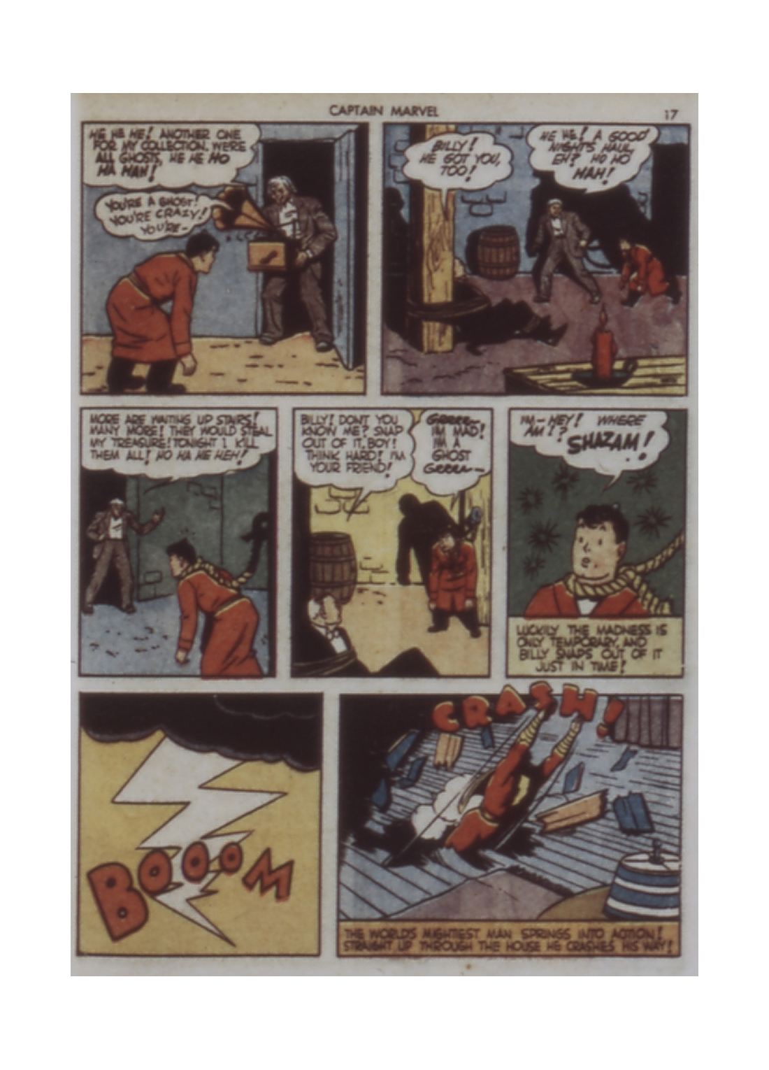 Read online Captain Marvel Adventures comic -  Issue #7 - 17