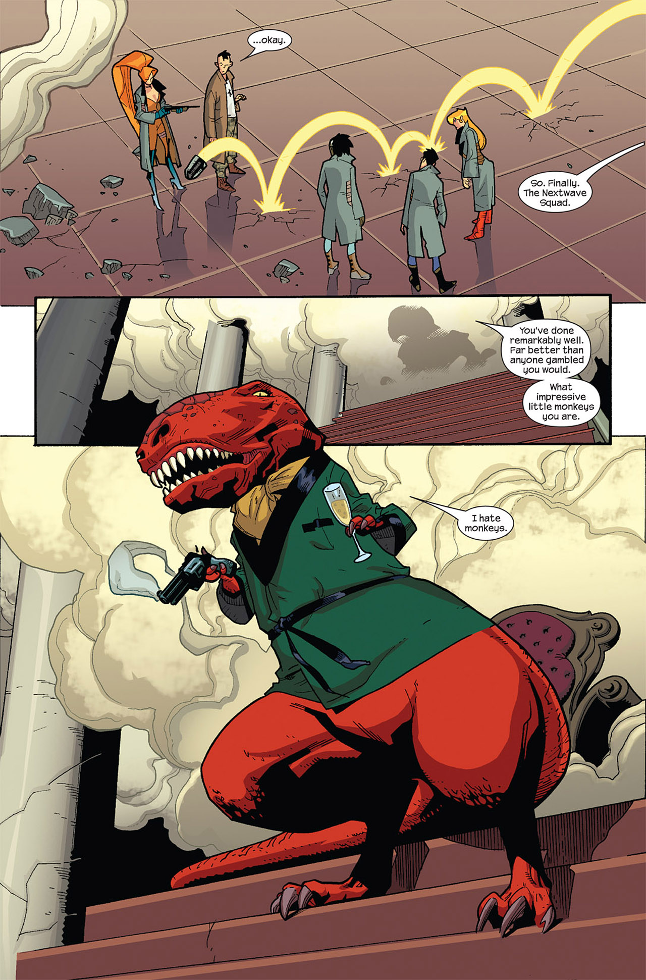 Read online Nextwave: Agents Of H.A.T.E. comic -  Issue #12 - 12