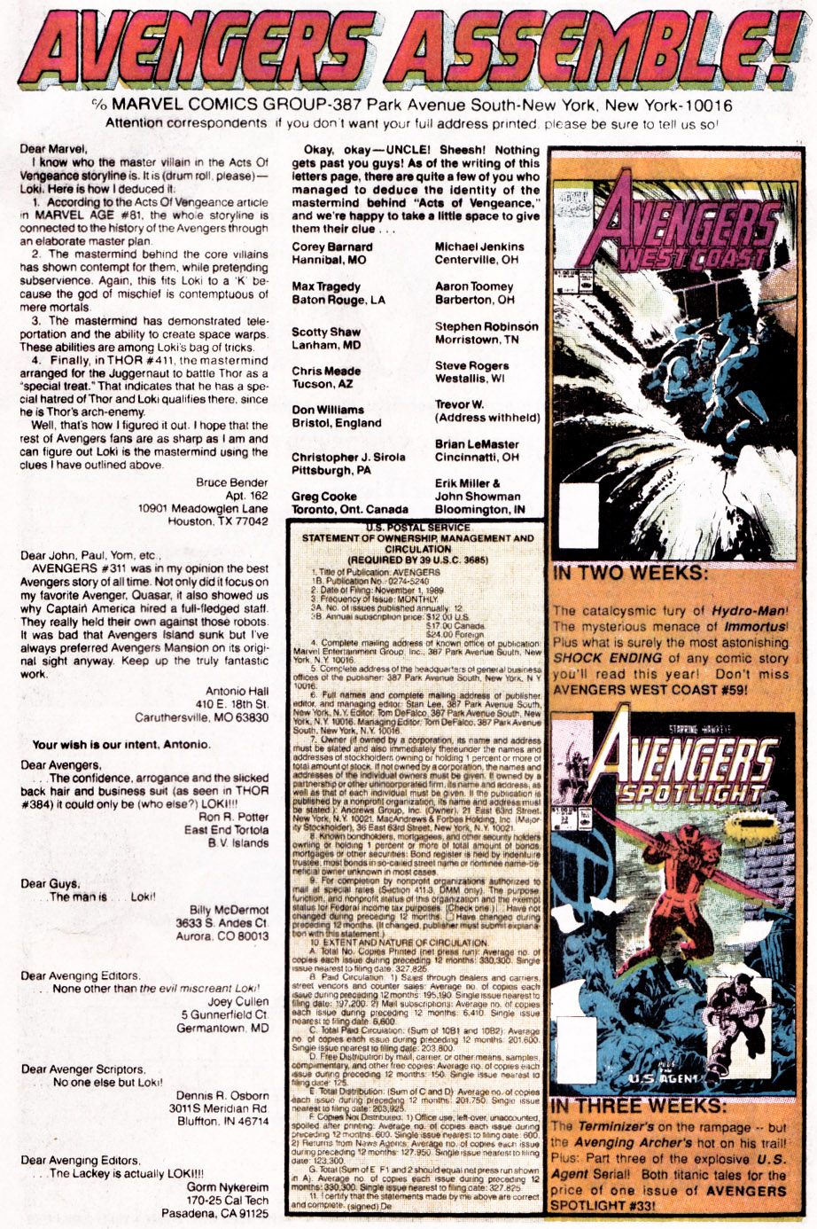 Read online The Avengers (1963) comic -  Issue #317 - 23