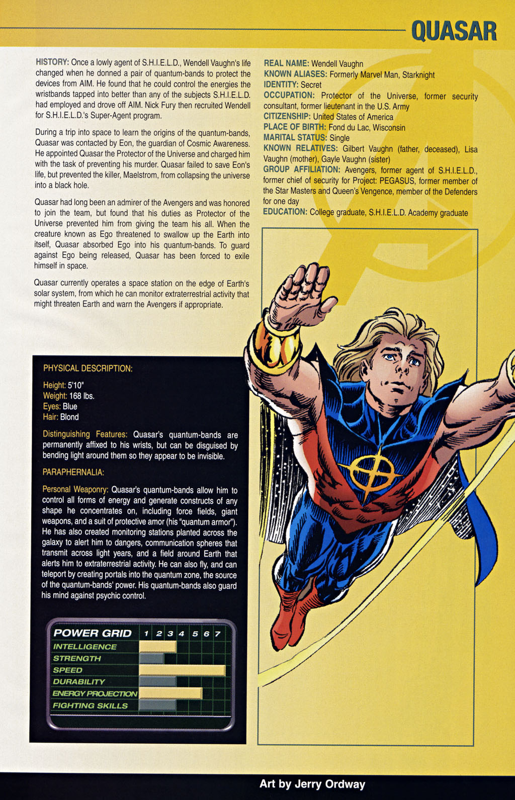Read online The Official Handbook of the Marvel Universe: The Avengers comic -  Issue # Full - 24